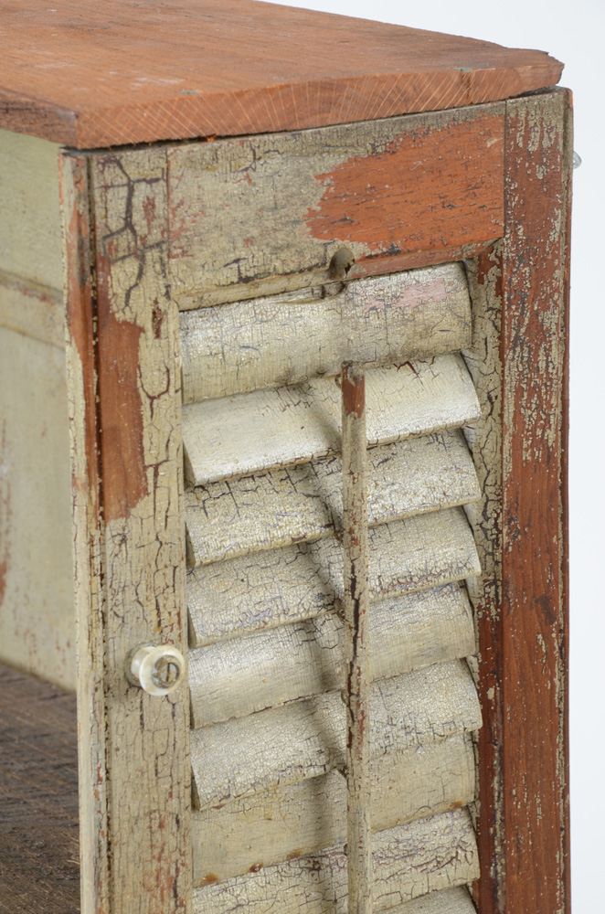 Primitive Repurposed Oak and Shutter Shelf