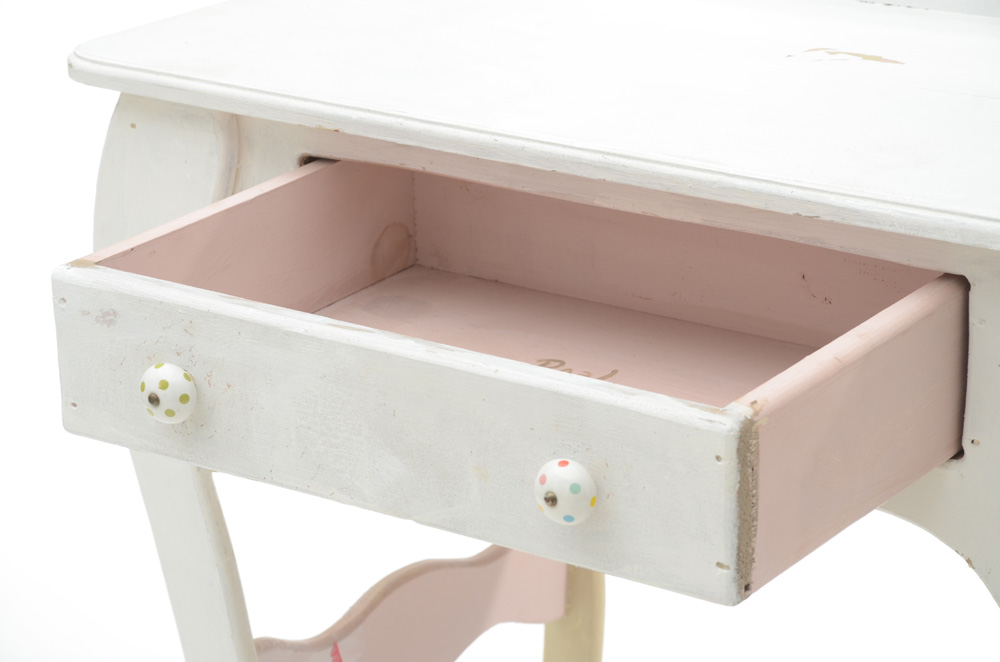 Painted Wood Desk