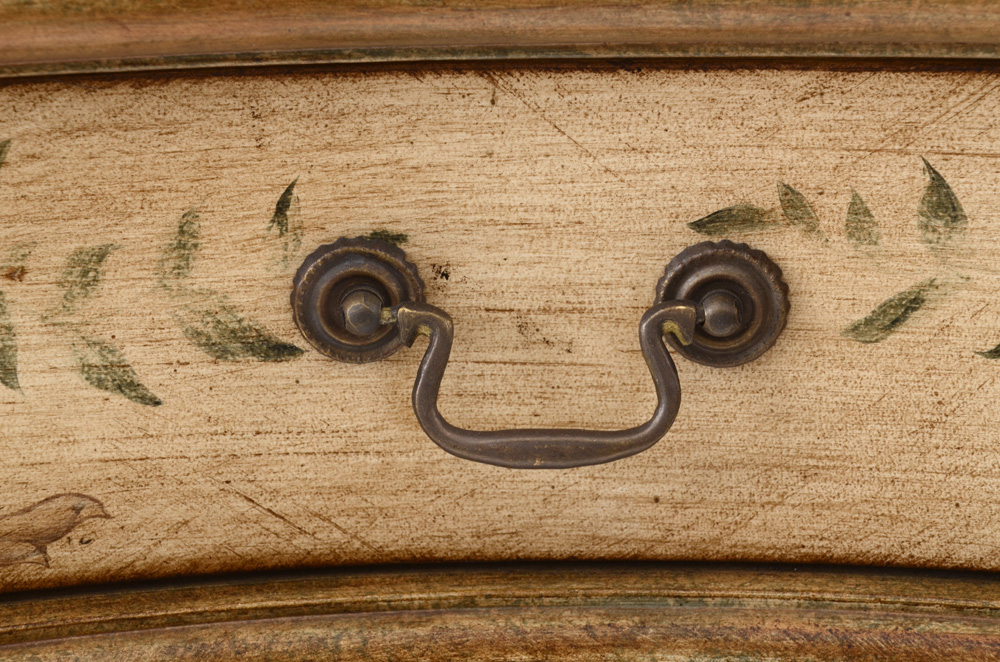 Italian Style Painted Console Cabinet