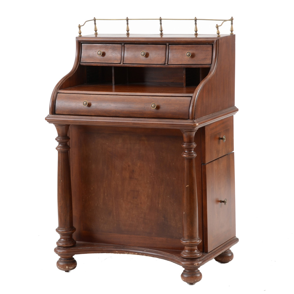Mahogany Davenport Style Desk