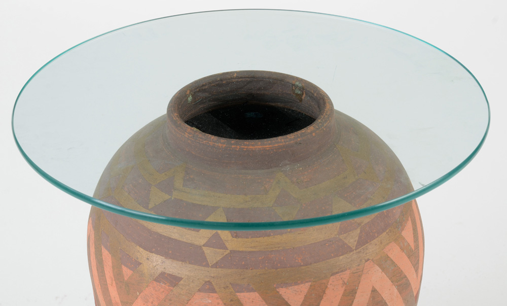 Pottery Jar End Table