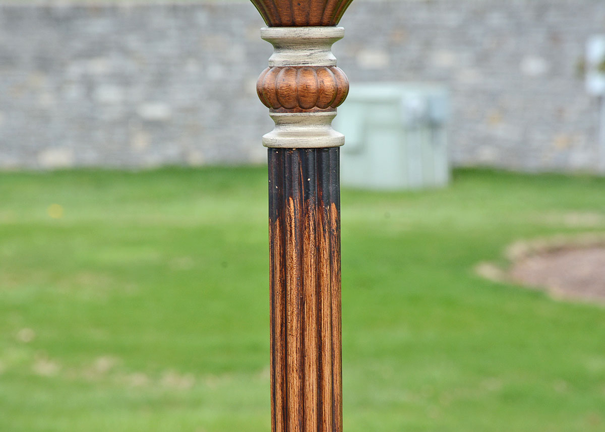 Grecian Style Torchiere Floor Lamp
