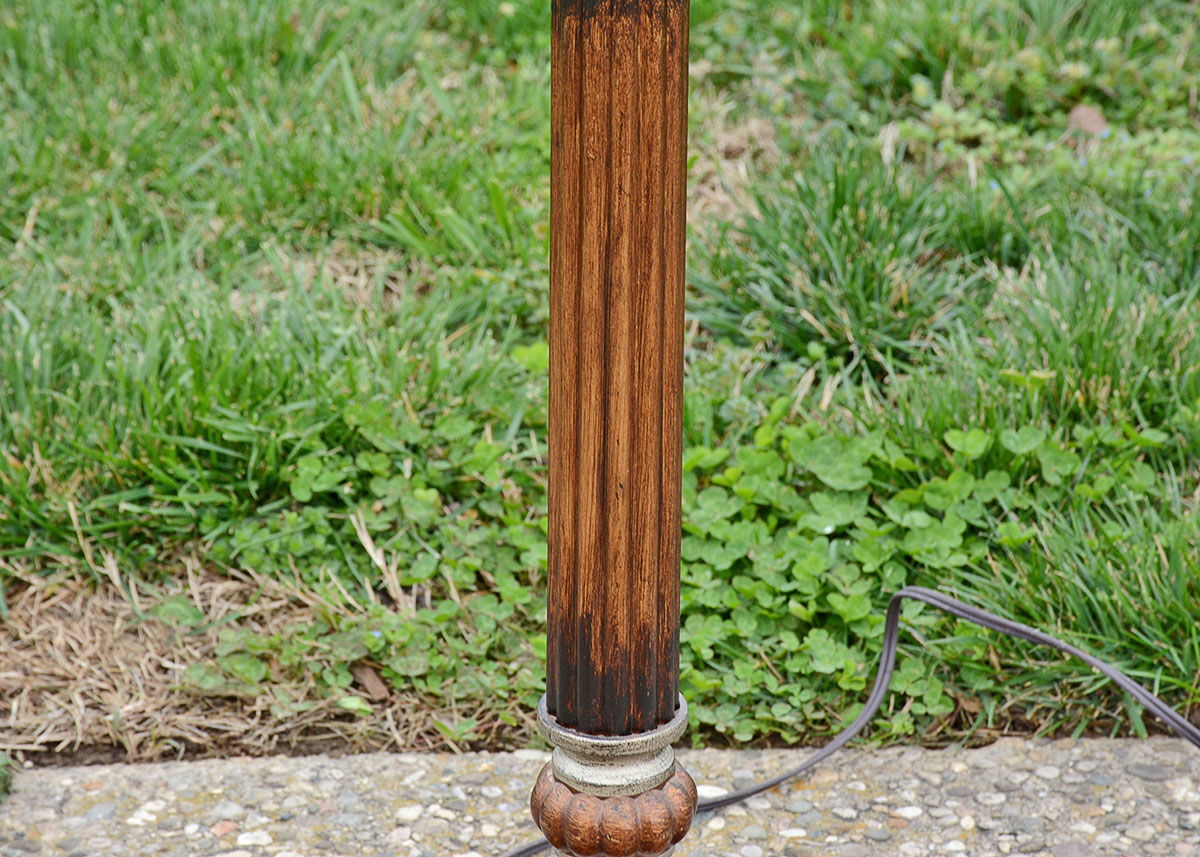 Grecian Style Torchiere Floor Lamp
