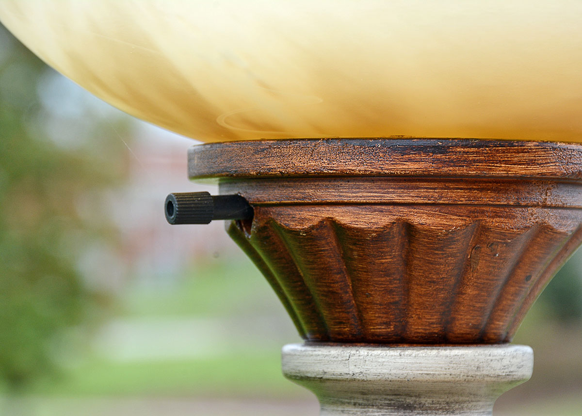 Grecian Style Torchiere Floor Lamp