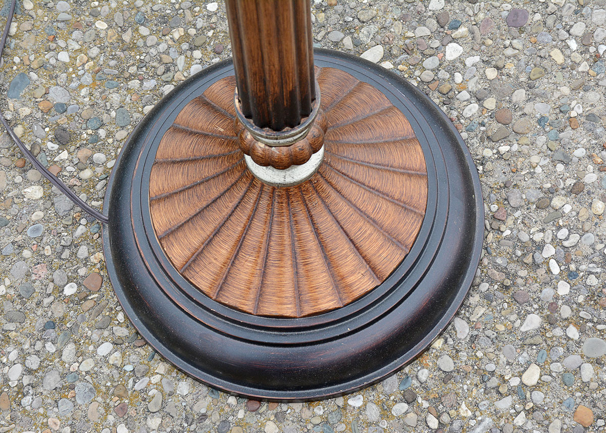 Grecian Style Torchiere Floor Lamp