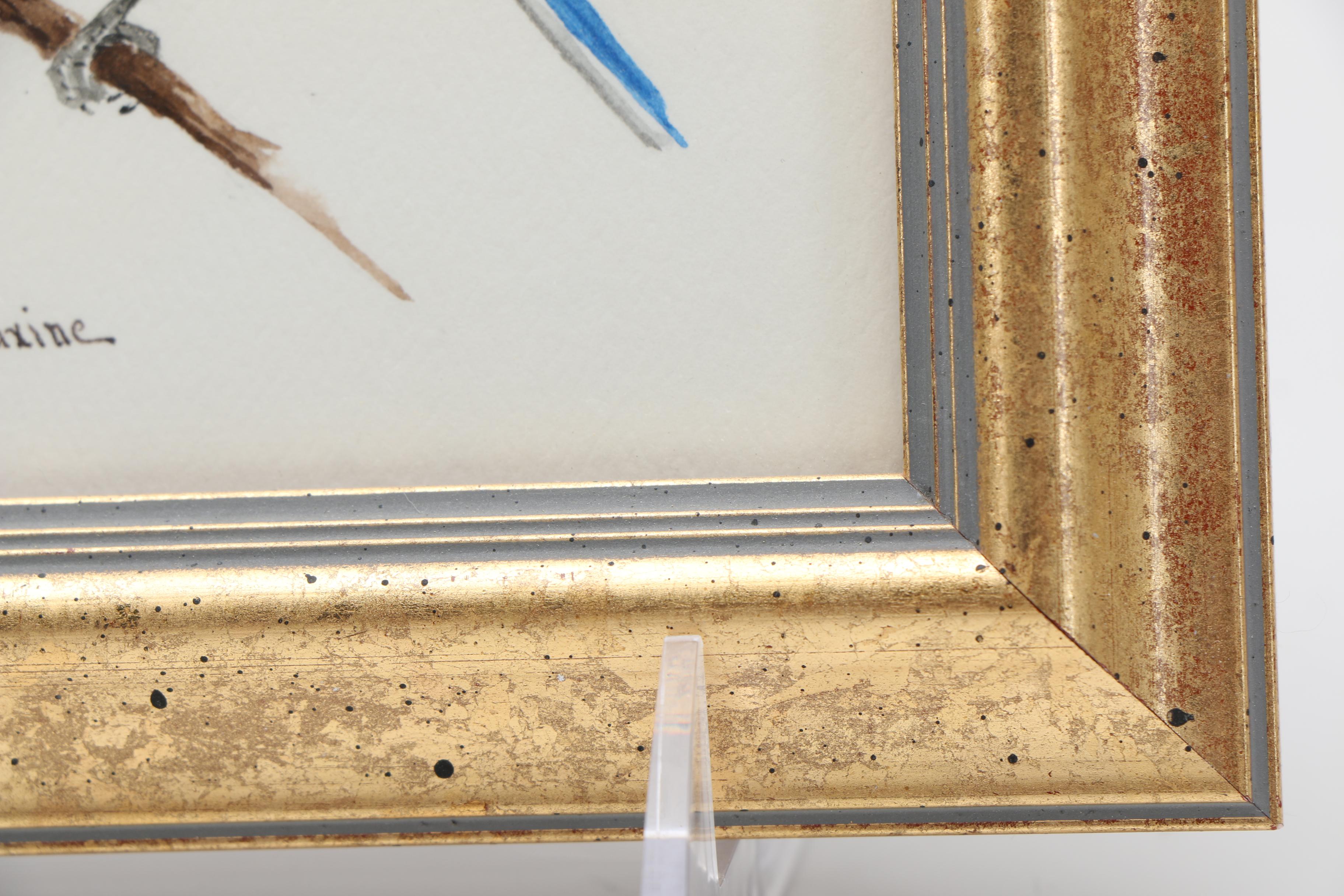 Maxine Watercolor Paintings on Paper of Birds