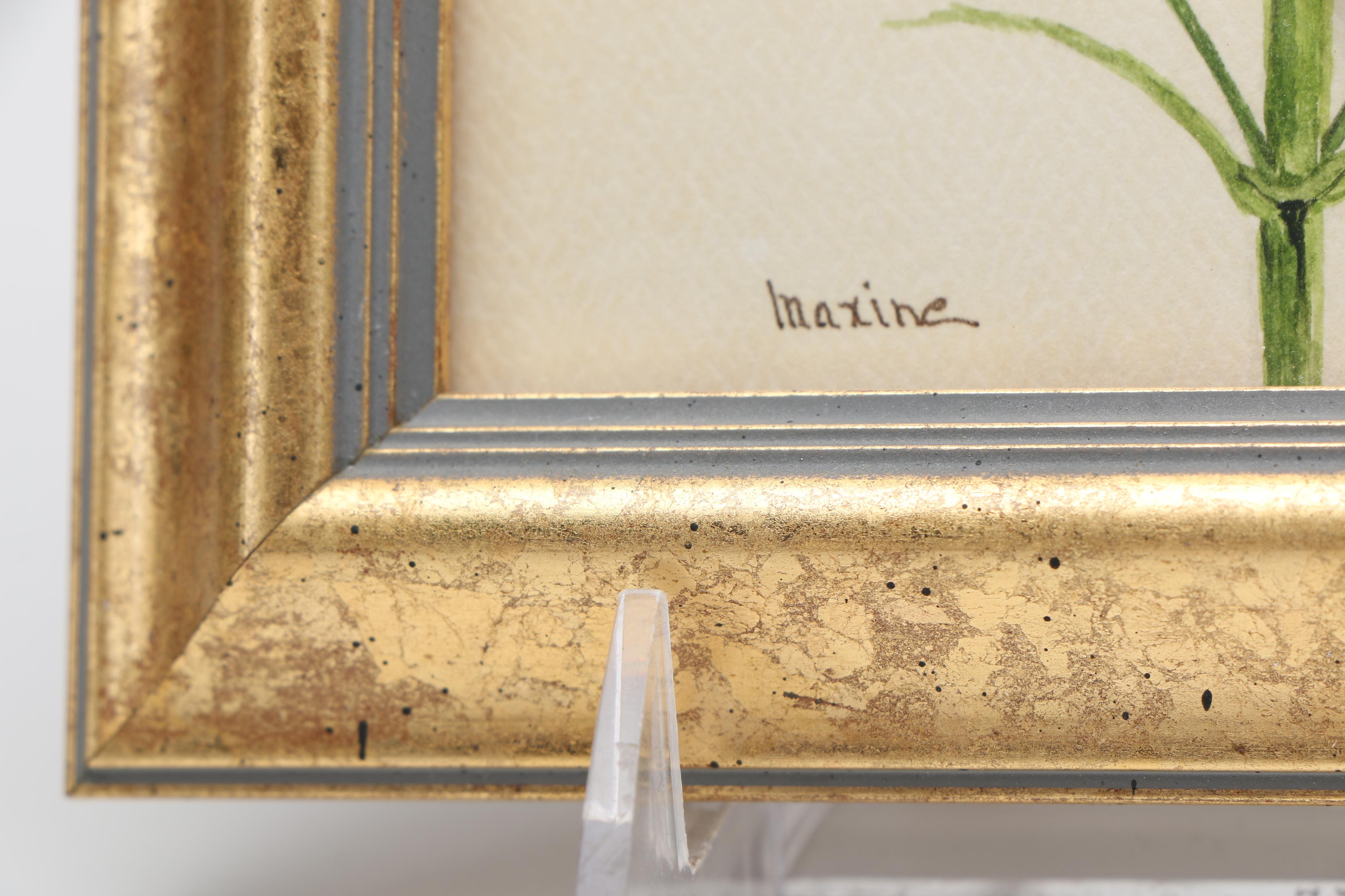 Maxine Watercolor Paintings on Paper of Birds