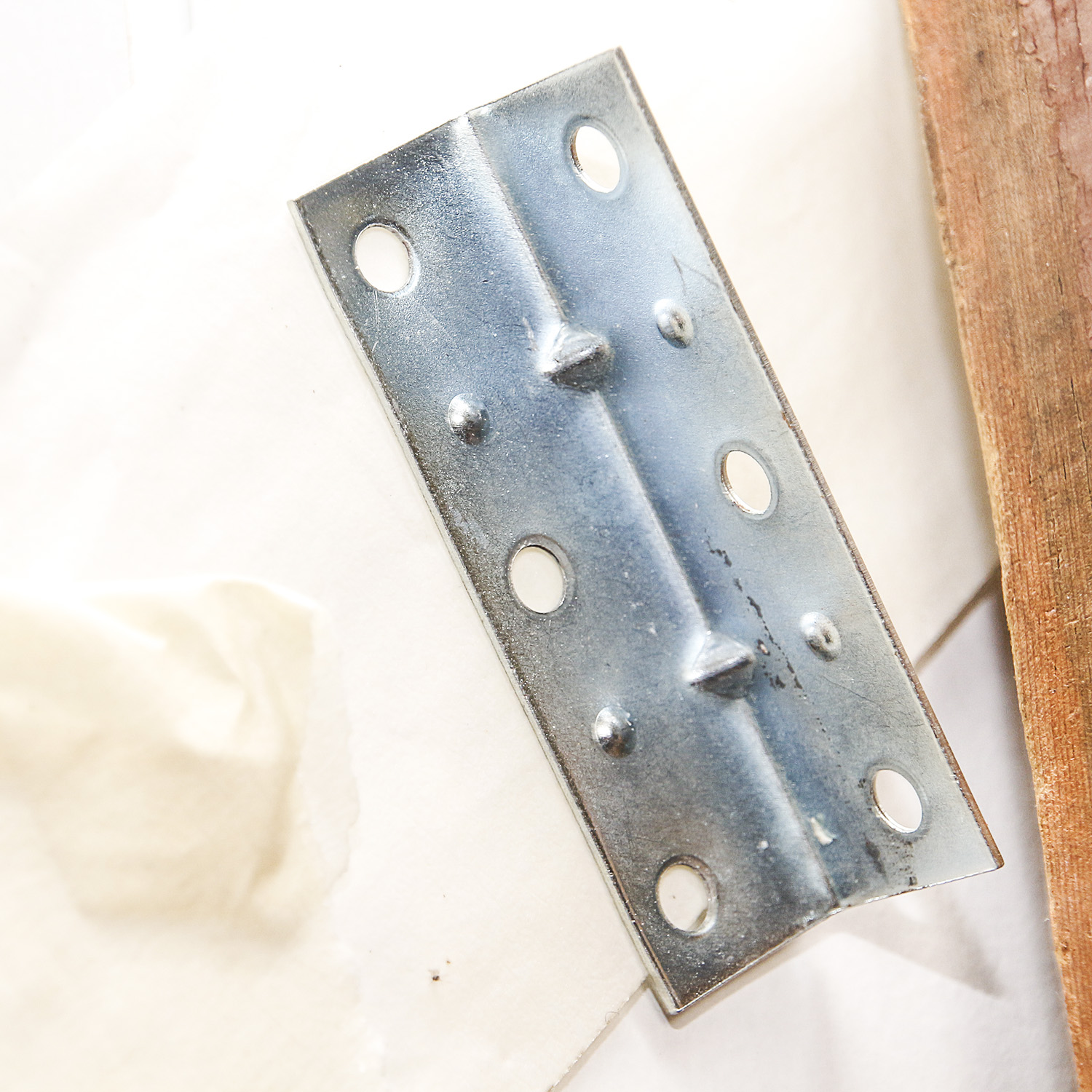 Antique Wooden Framed Glass Window Pane