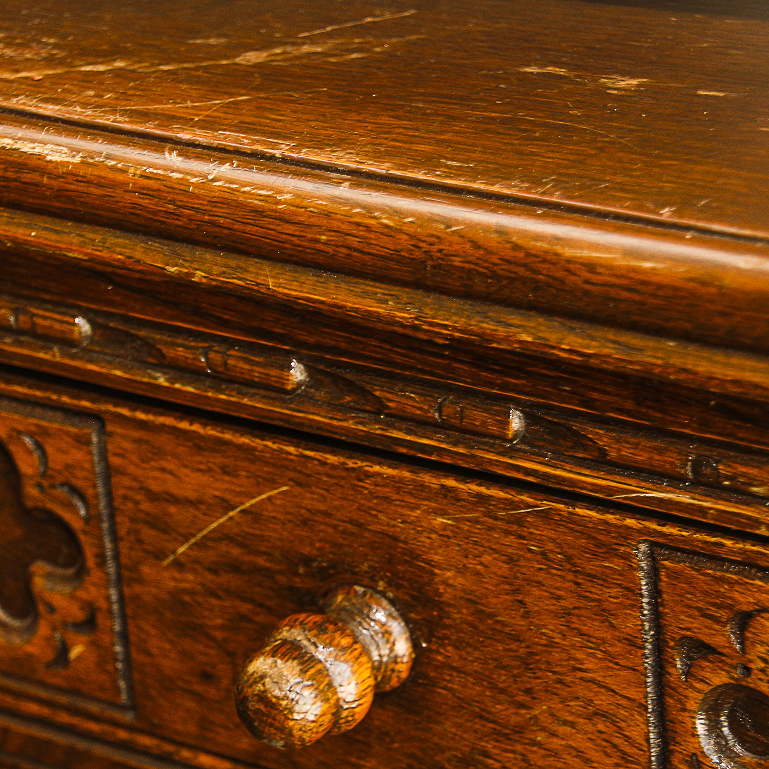 Vintage Wooden Cabinet and Bookshelf by Old Charm Furniture