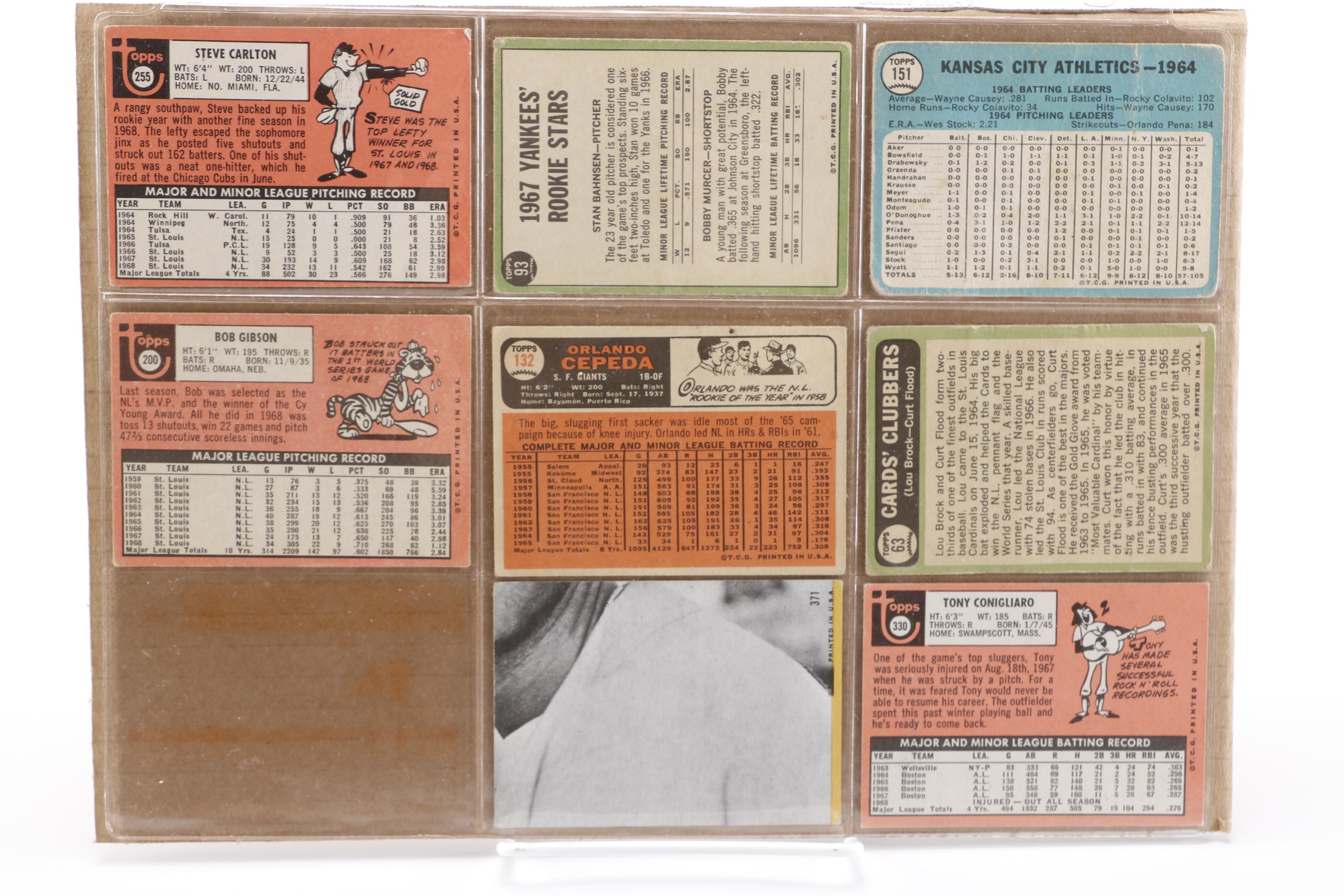 1960s Topps Baseball Cards