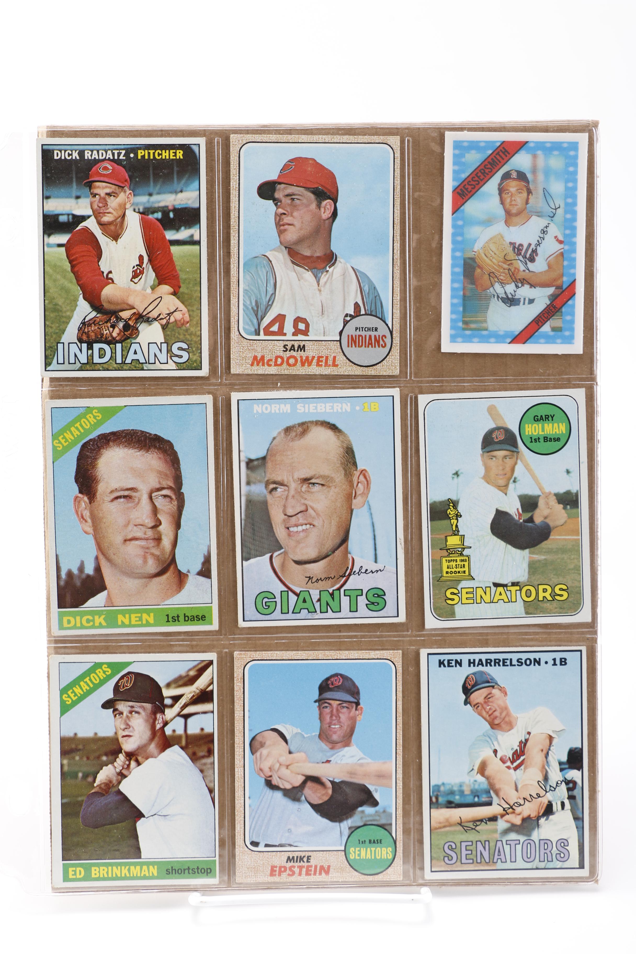 1960s Topps Baseball Cards