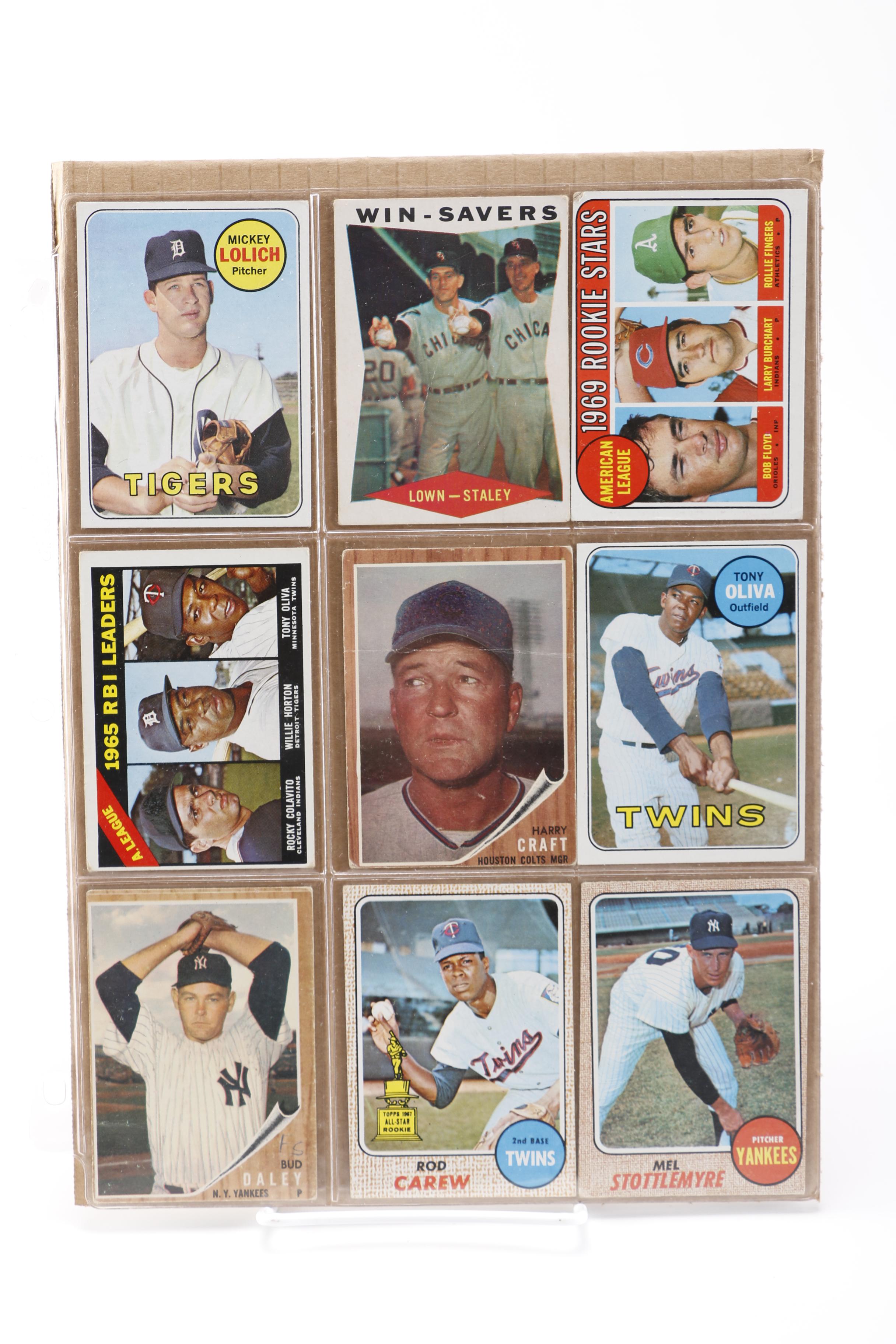 1960s Topps Baseball Cards