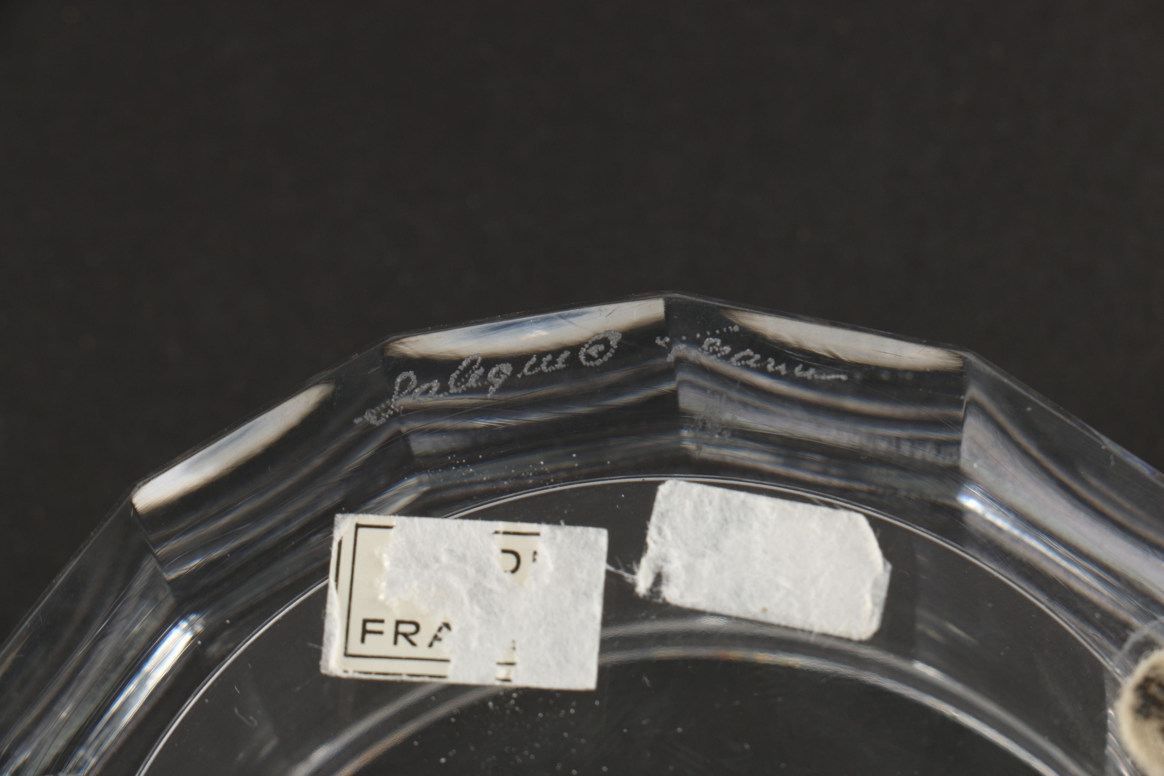 Lalique Crystal Jar With Birds