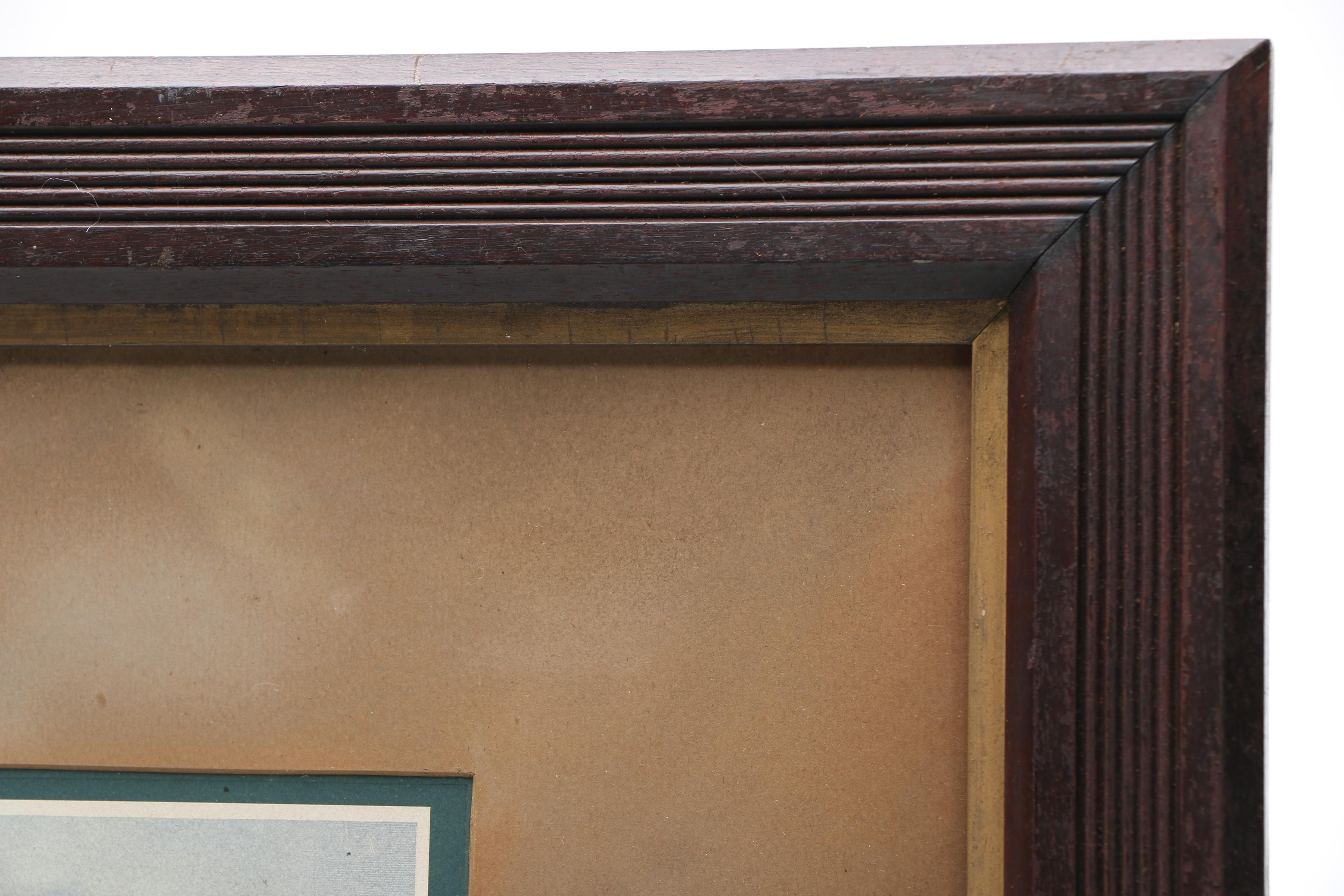 George Wright Offset Lithograph "In Full Cry"