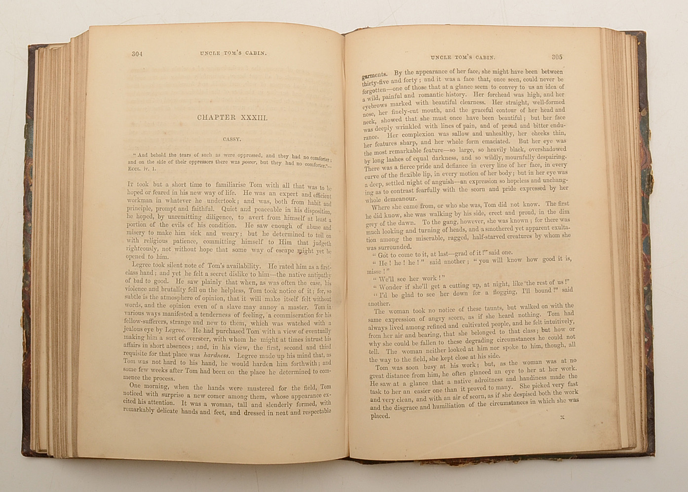 1852 First British Edition of "Uncle Tom's Cabin"