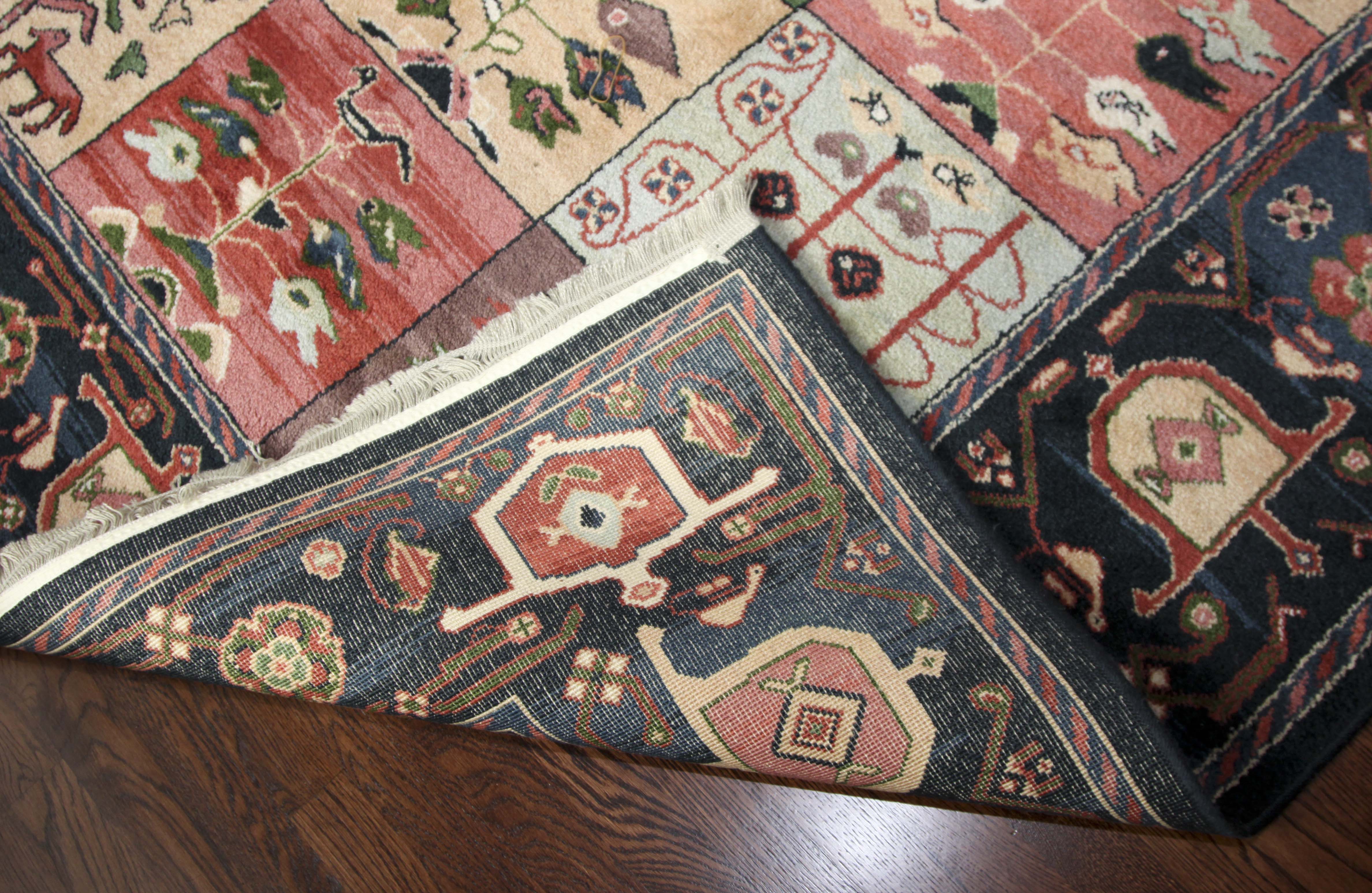 Machine Woven Karastan "Village Garden" Chahar Mahal Area Rug