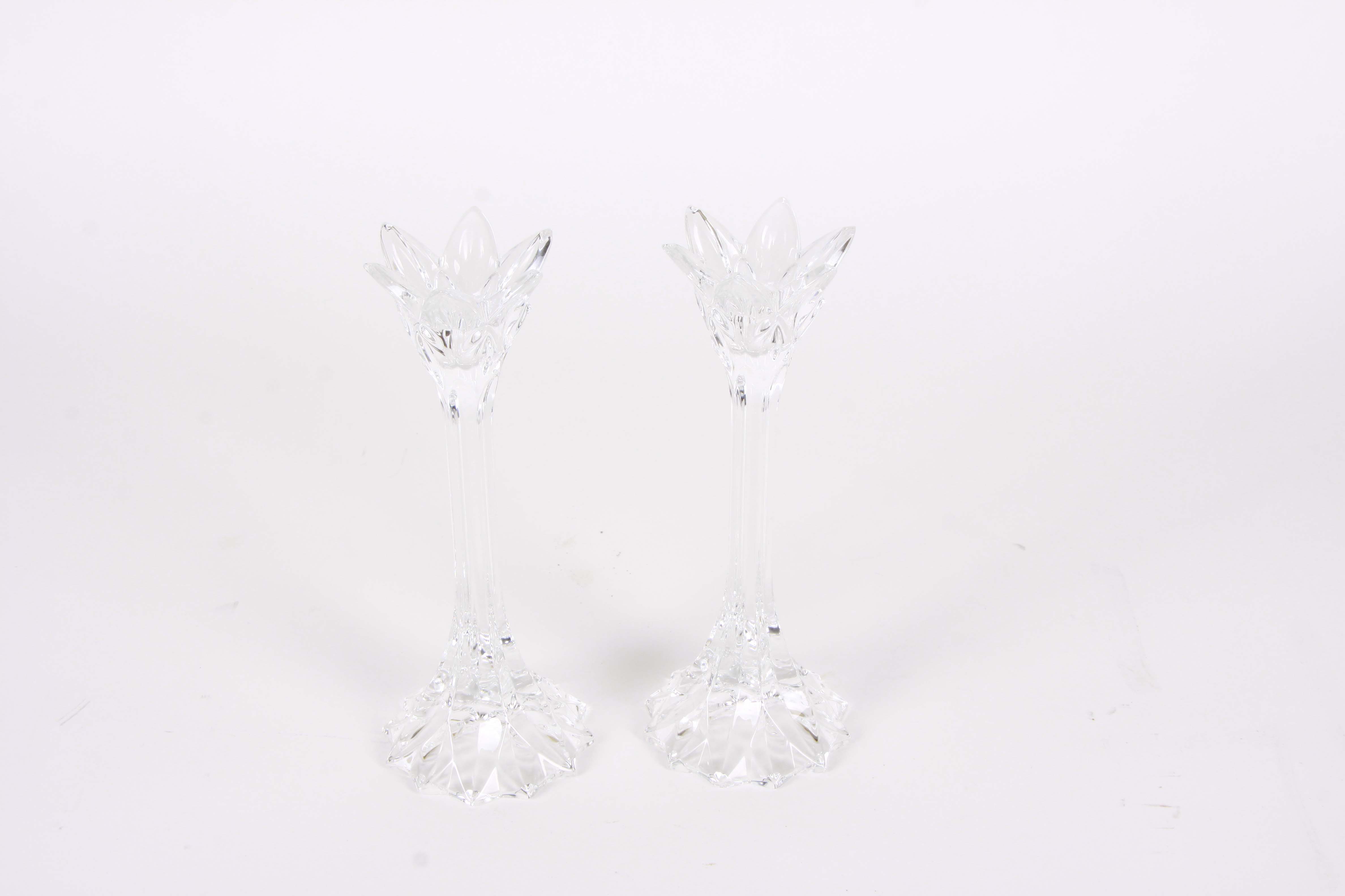 Glass  Candle Holder Group