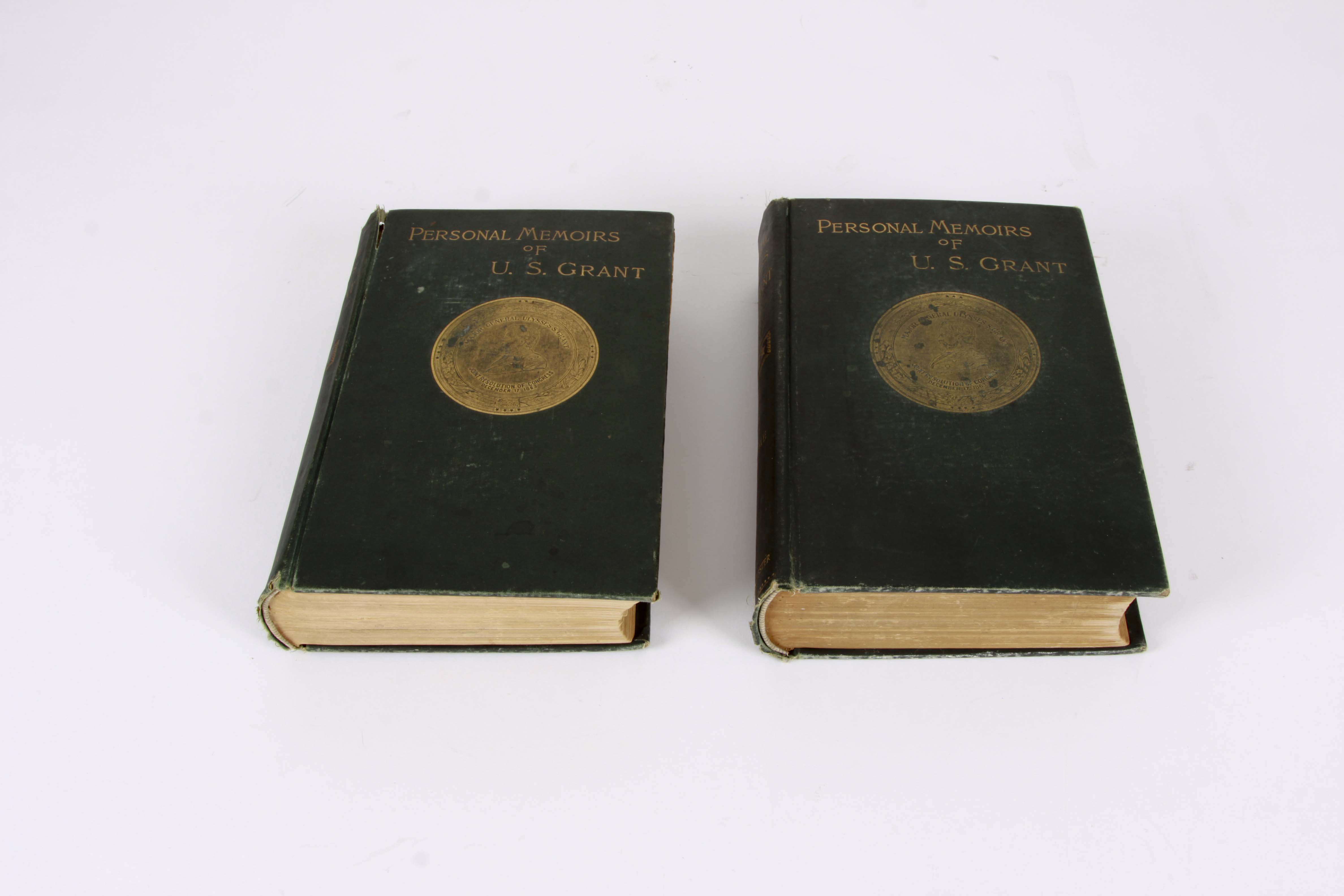 Antique "Personal Memoirs of U.S. Grant" Vol. I and II
