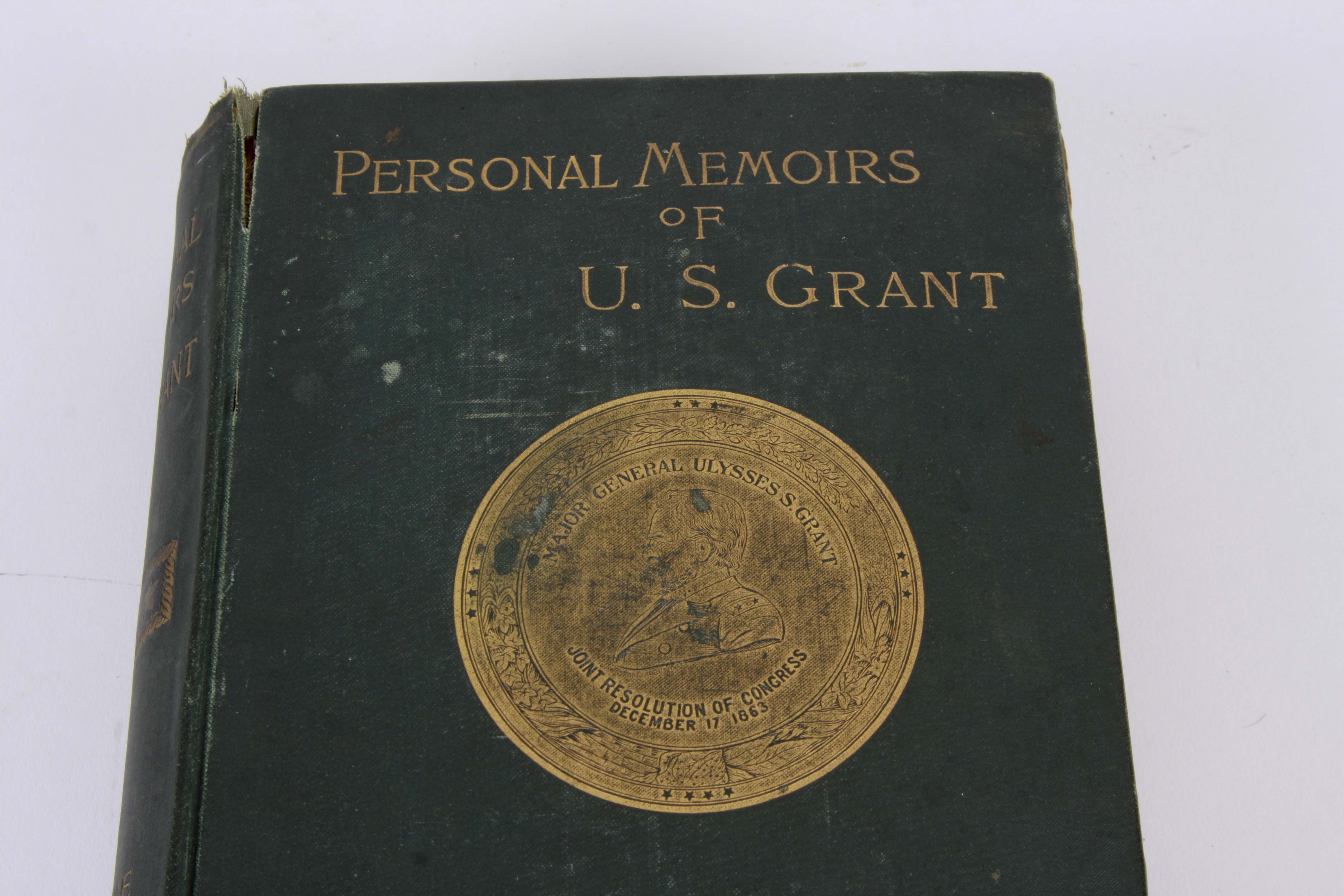 Antique "Personal Memoirs of U.S. Grant" Vol. I and II