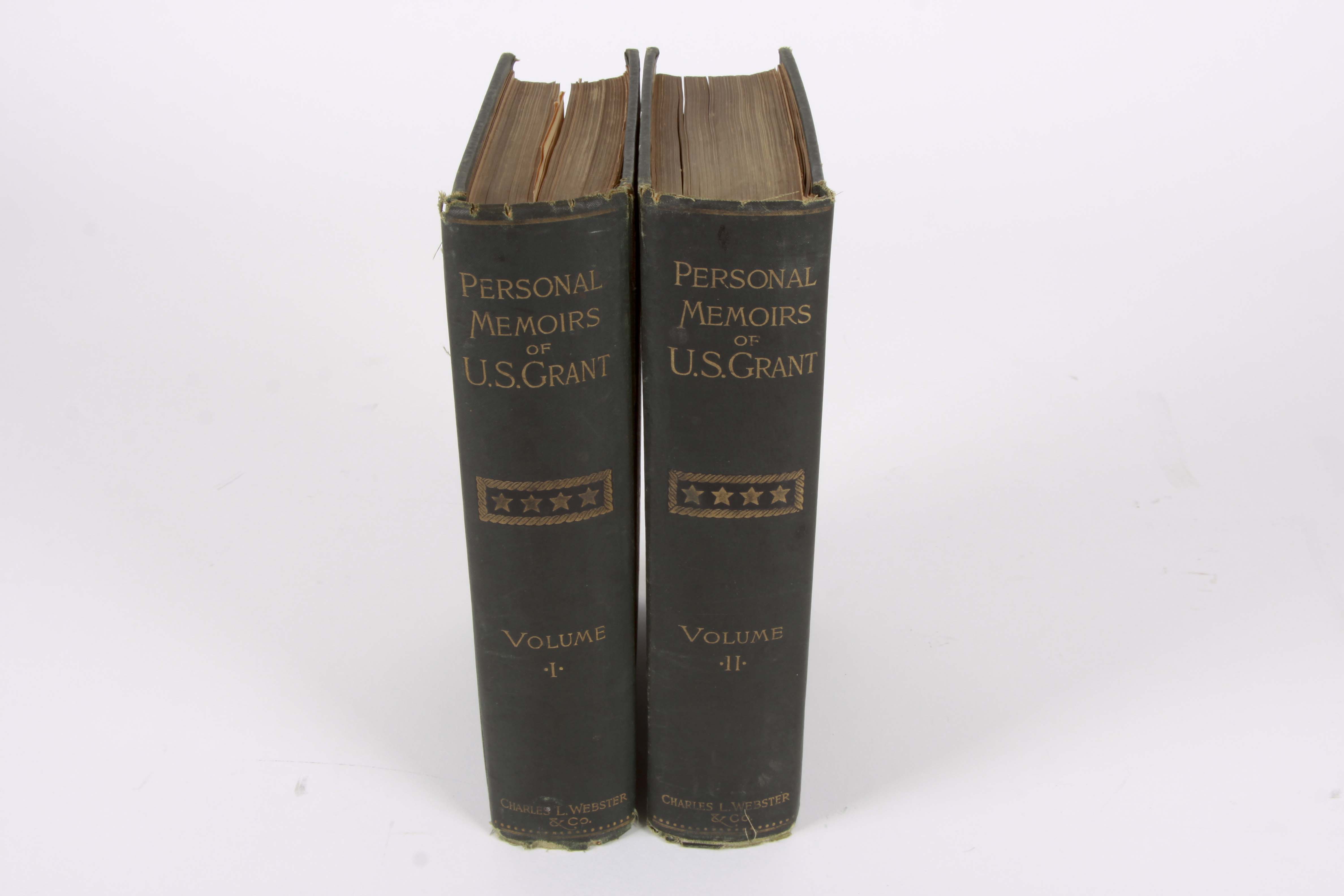 Antique "Personal Memoirs of U.S. Grant" Vol. I and II
