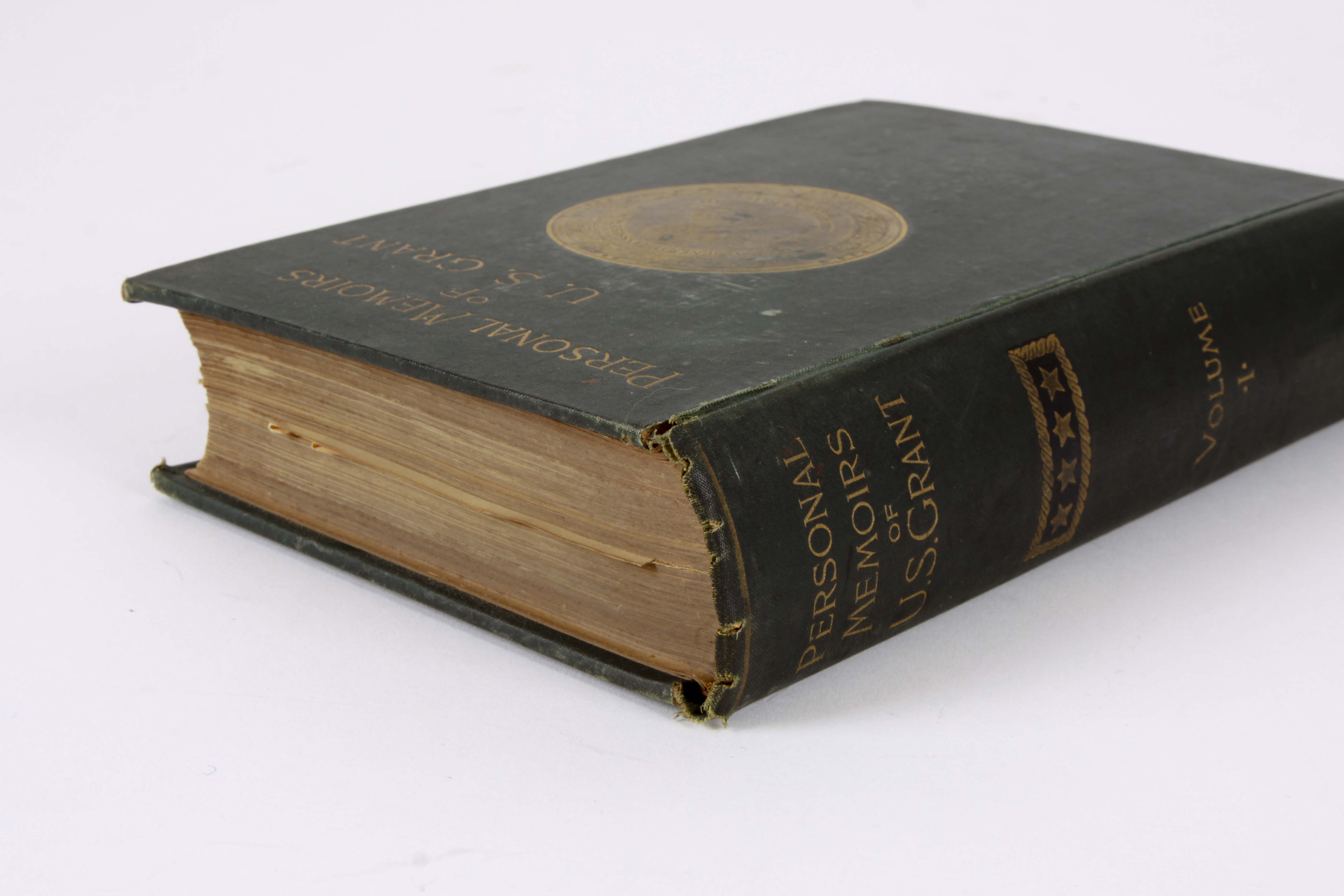 Antique "Personal Memoirs of U.S. Grant" Vol. I and II