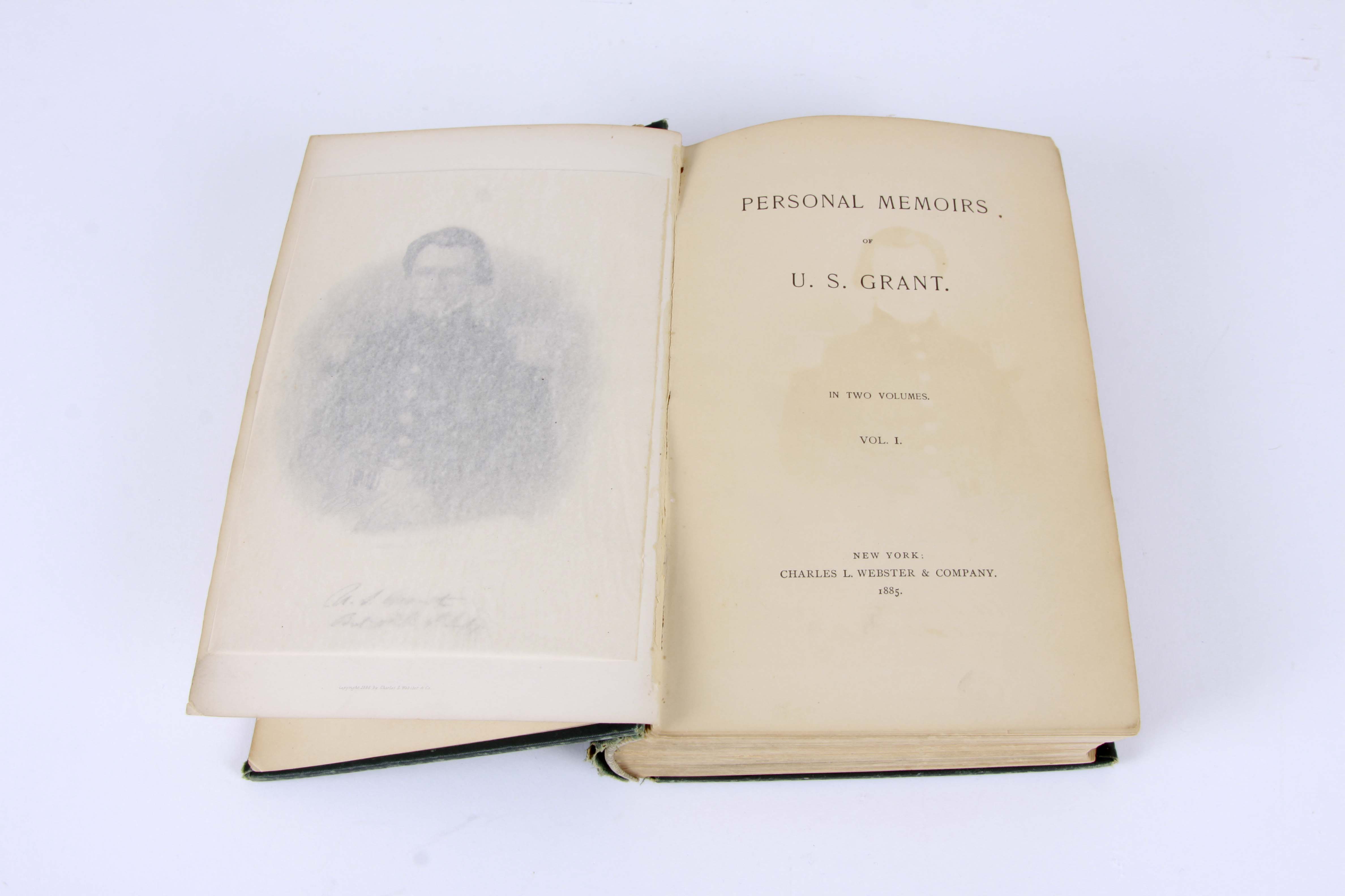 Antique "Personal Memoirs of U.S. Grant" Vol. I and II