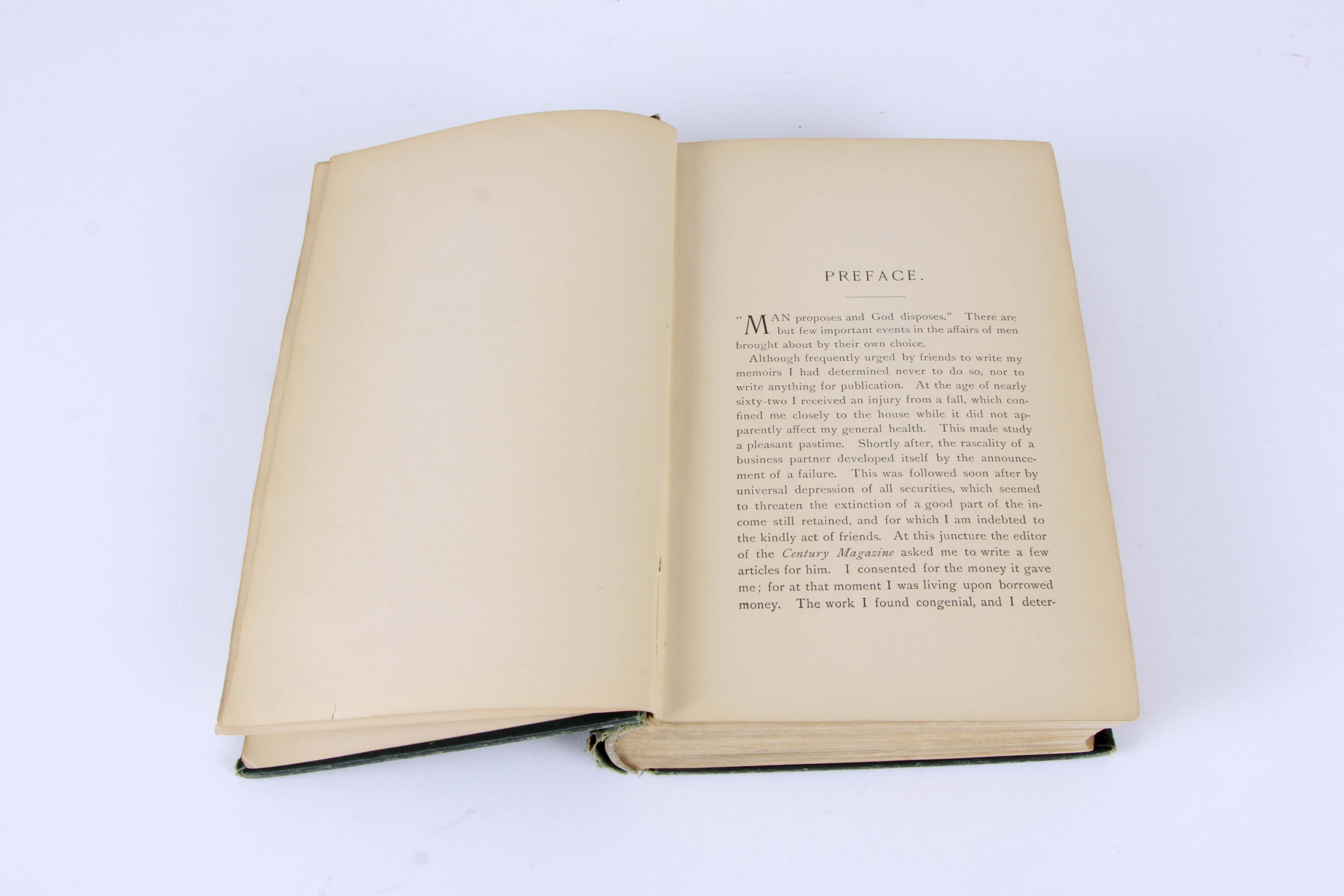 Antique "Personal Memoirs of U.S. Grant" Vol. I and II