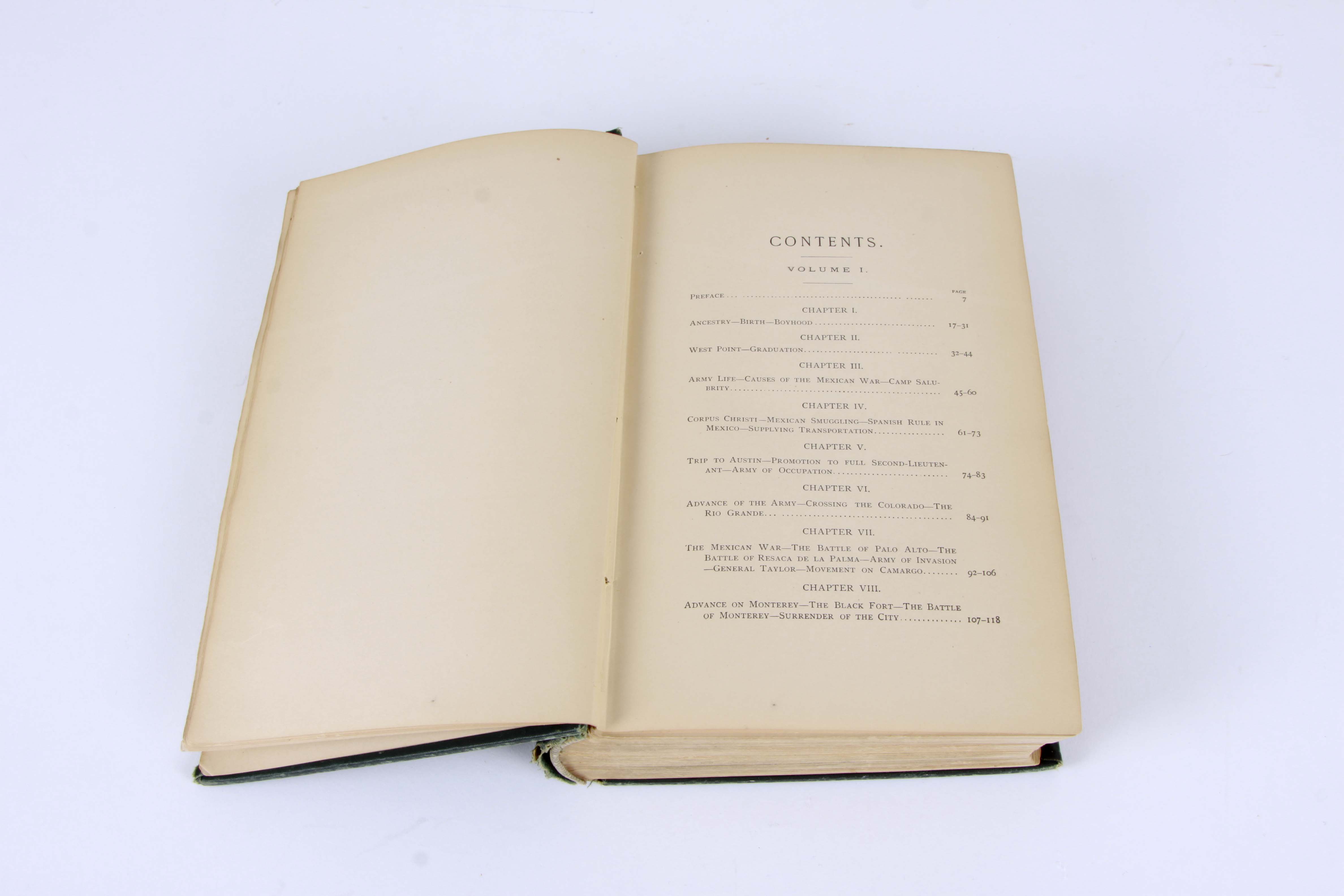 Antique "Personal Memoirs of U.S. Grant" Vol. I and II