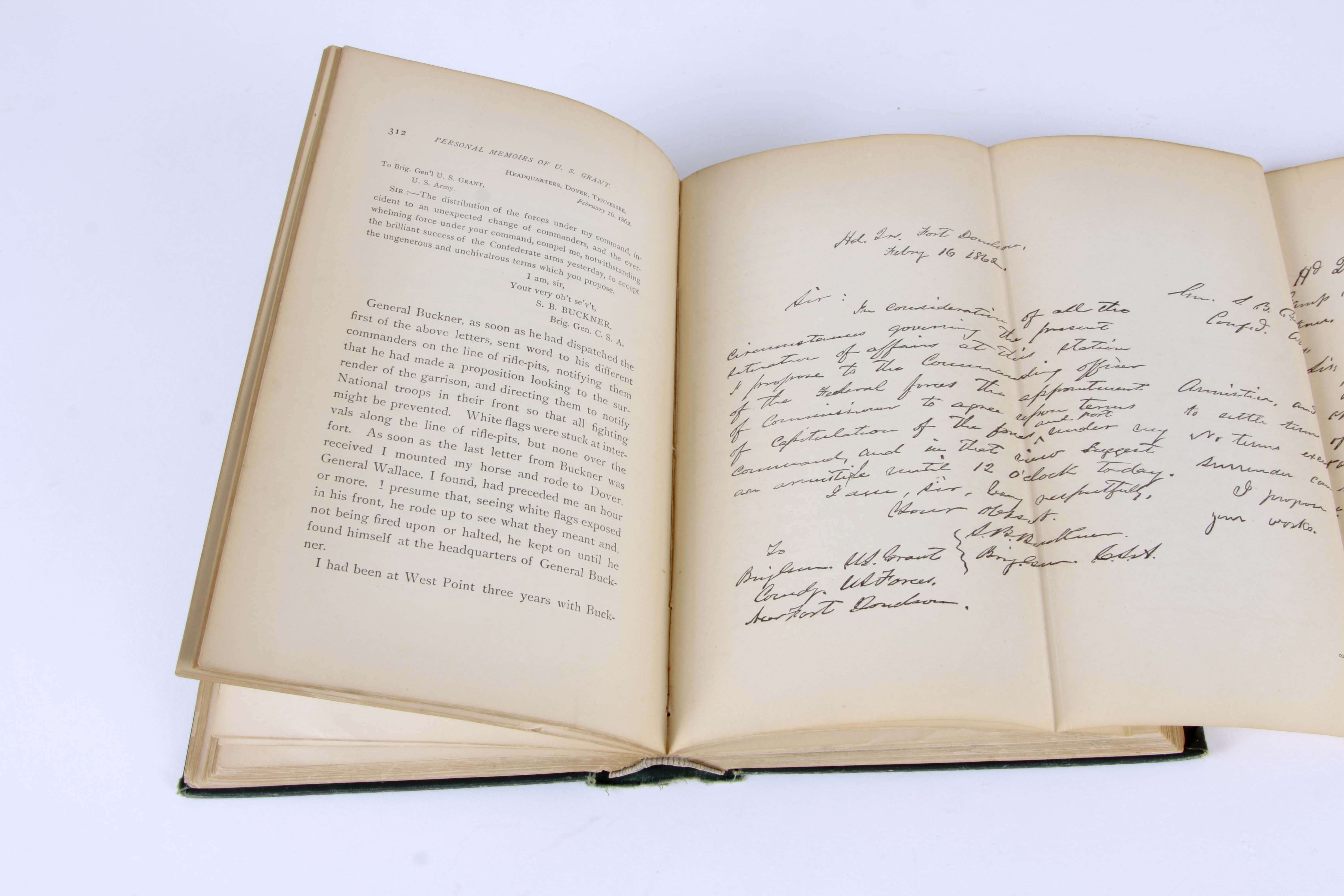 Antique "Personal Memoirs of U.S. Grant" Vol. I and II