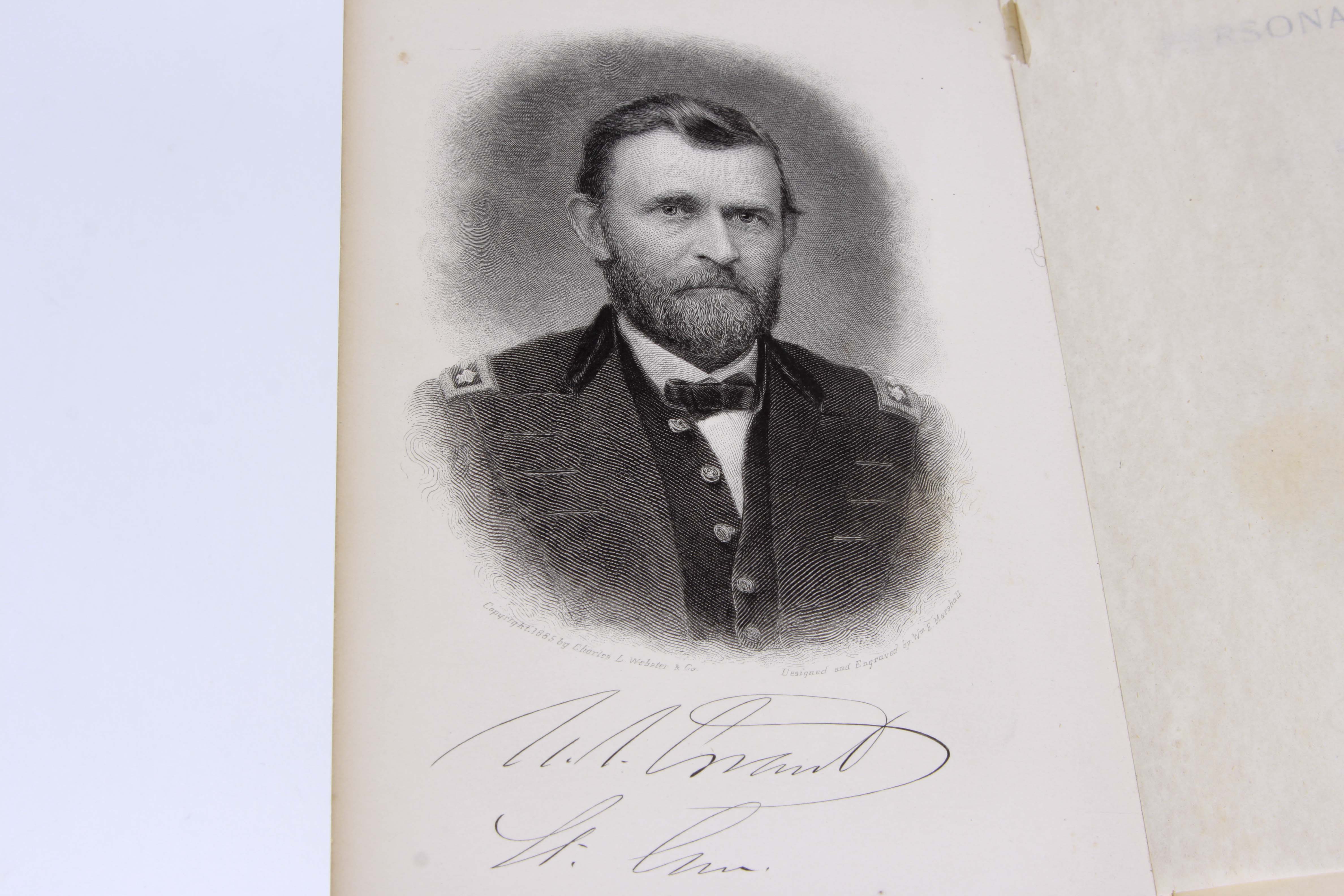 Antique "Personal Memoirs of U.S. Grant" Vol. I and II