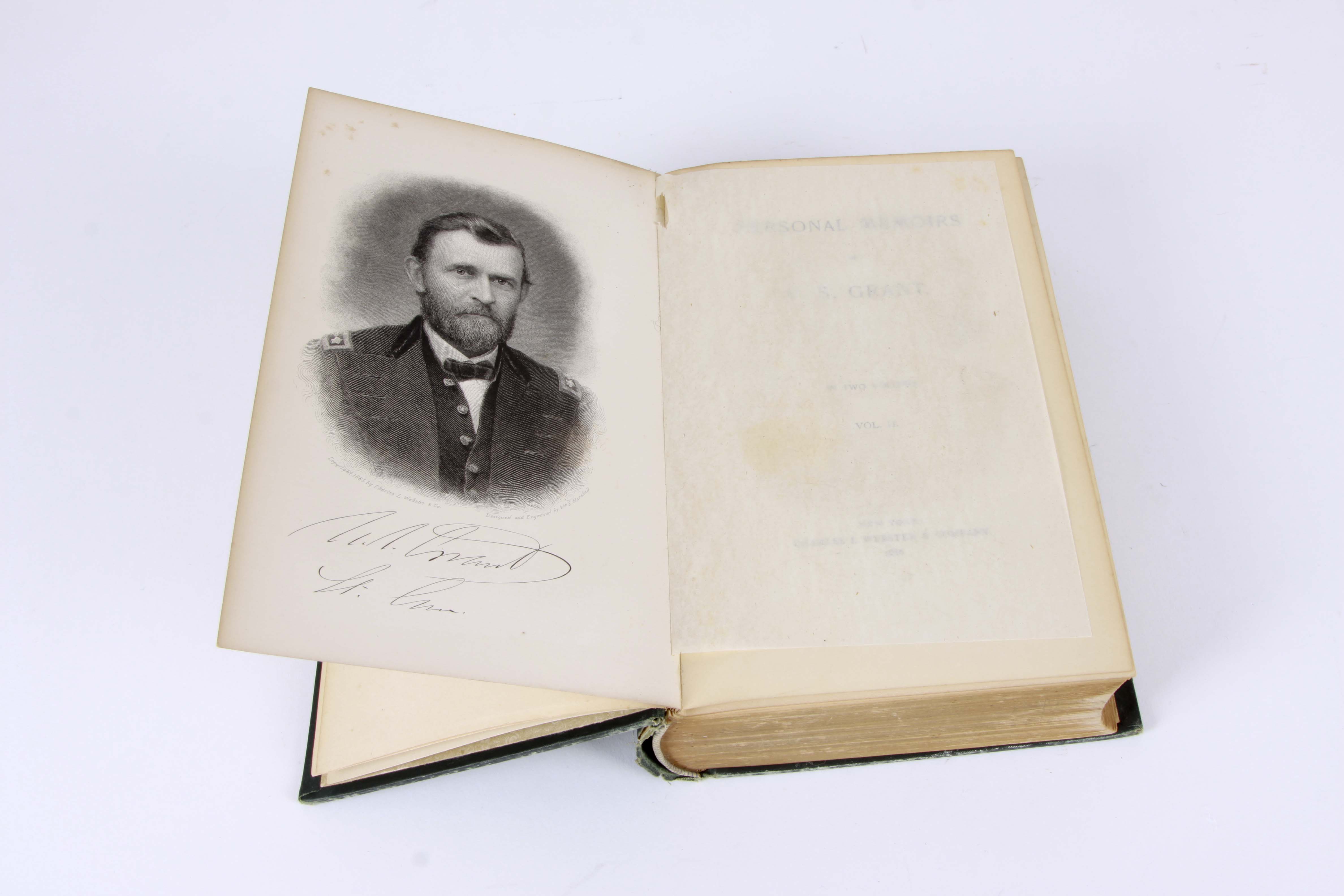 Antique "Personal Memoirs of U.S. Grant" Vol. I and II