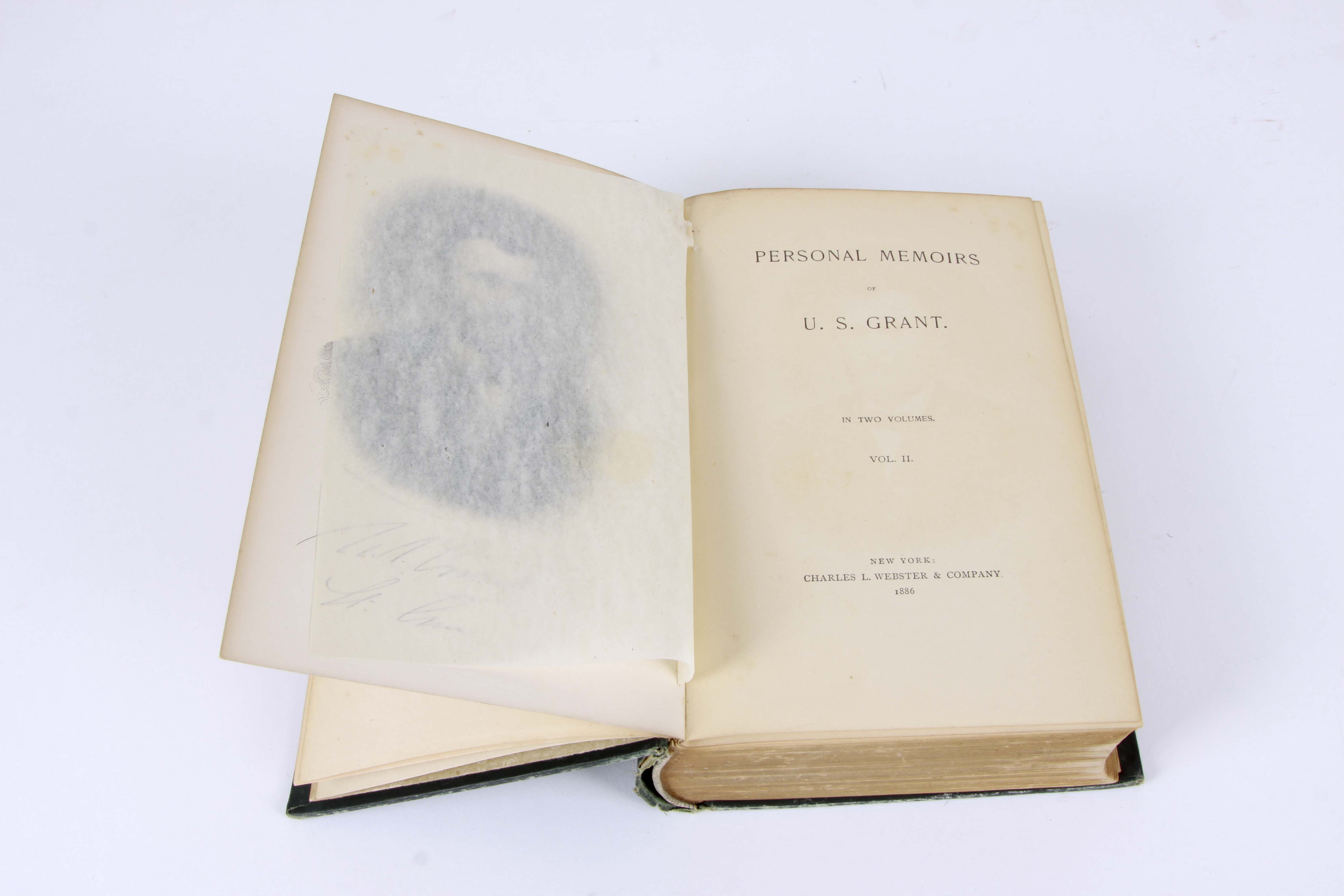 Antique "Personal Memoirs of U.S. Grant" Vol. I and II