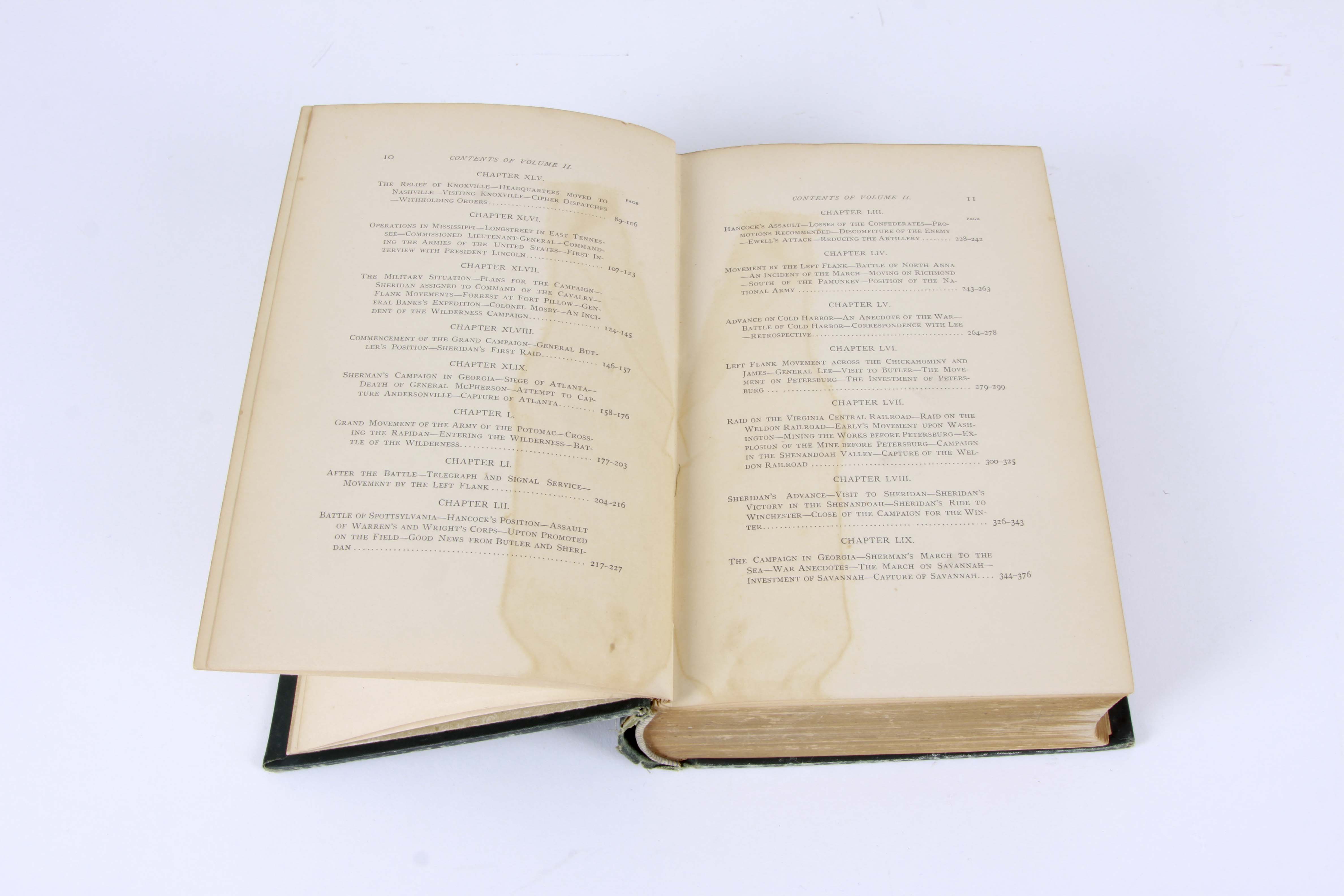 Antique "Personal Memoirs of U.S. Grant" Vol. I and II