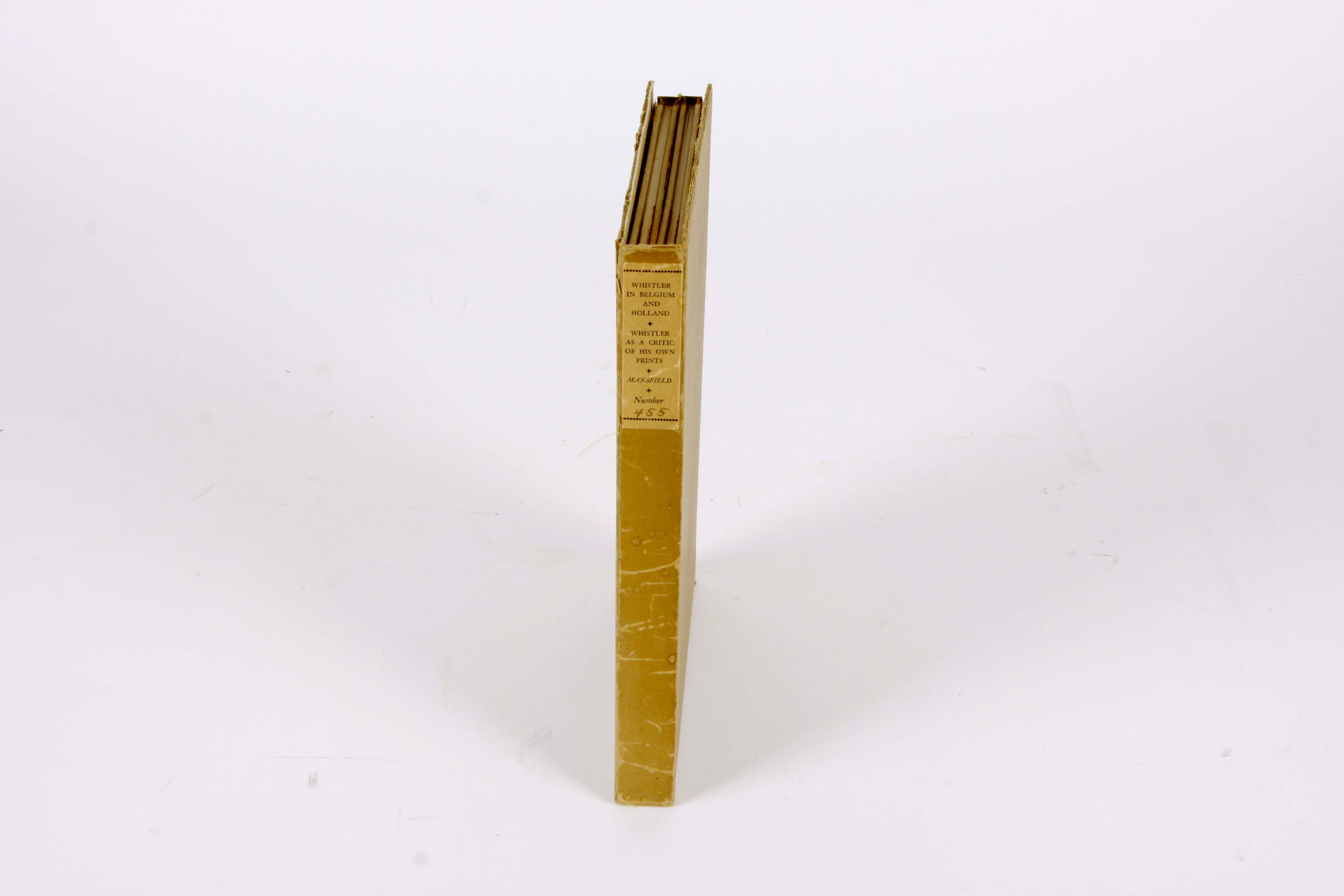 Limited First Edition Two Volume Set On Whistler By Mansfield