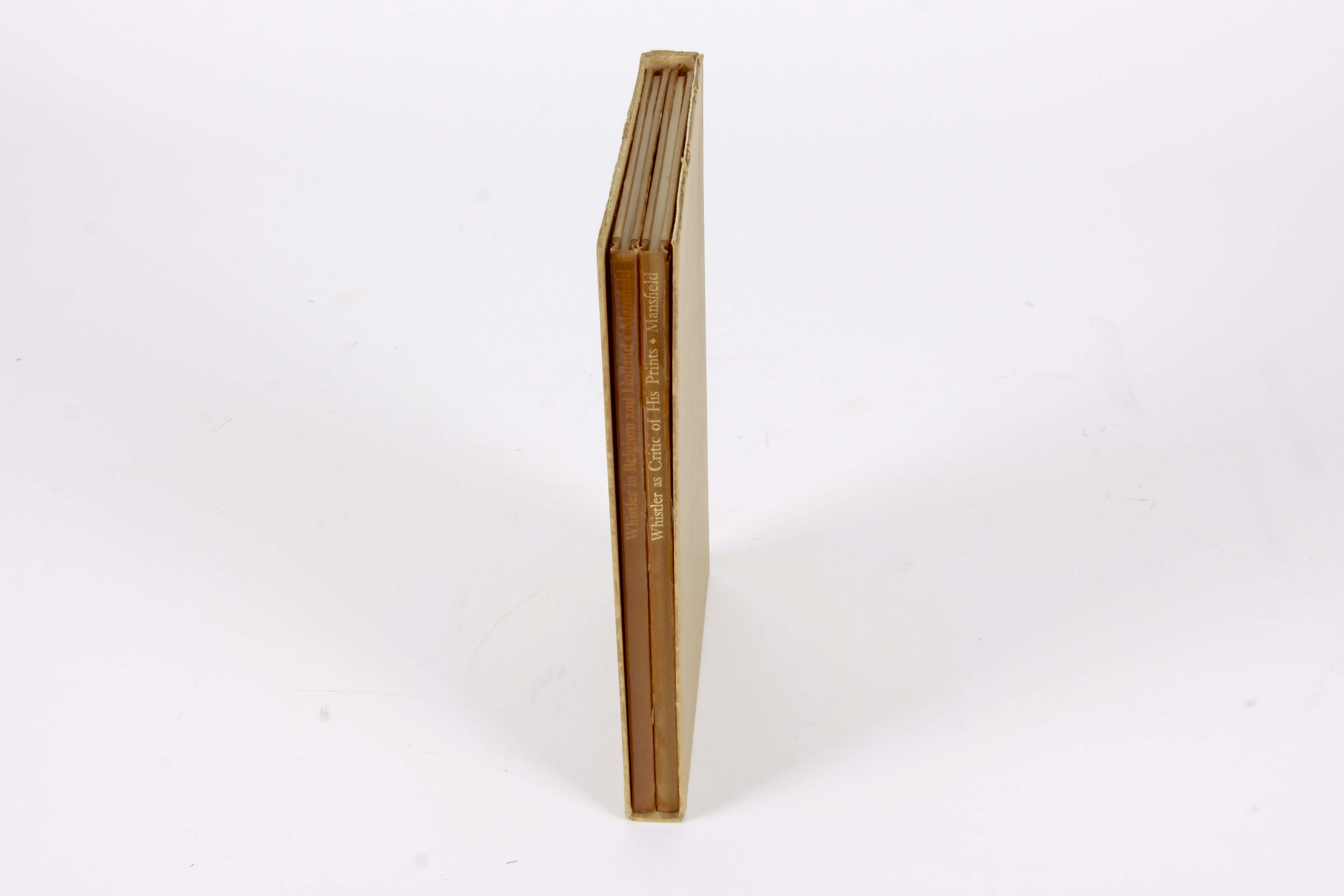 Limited First Edition Two Volume Set On Whistler By Mansfield