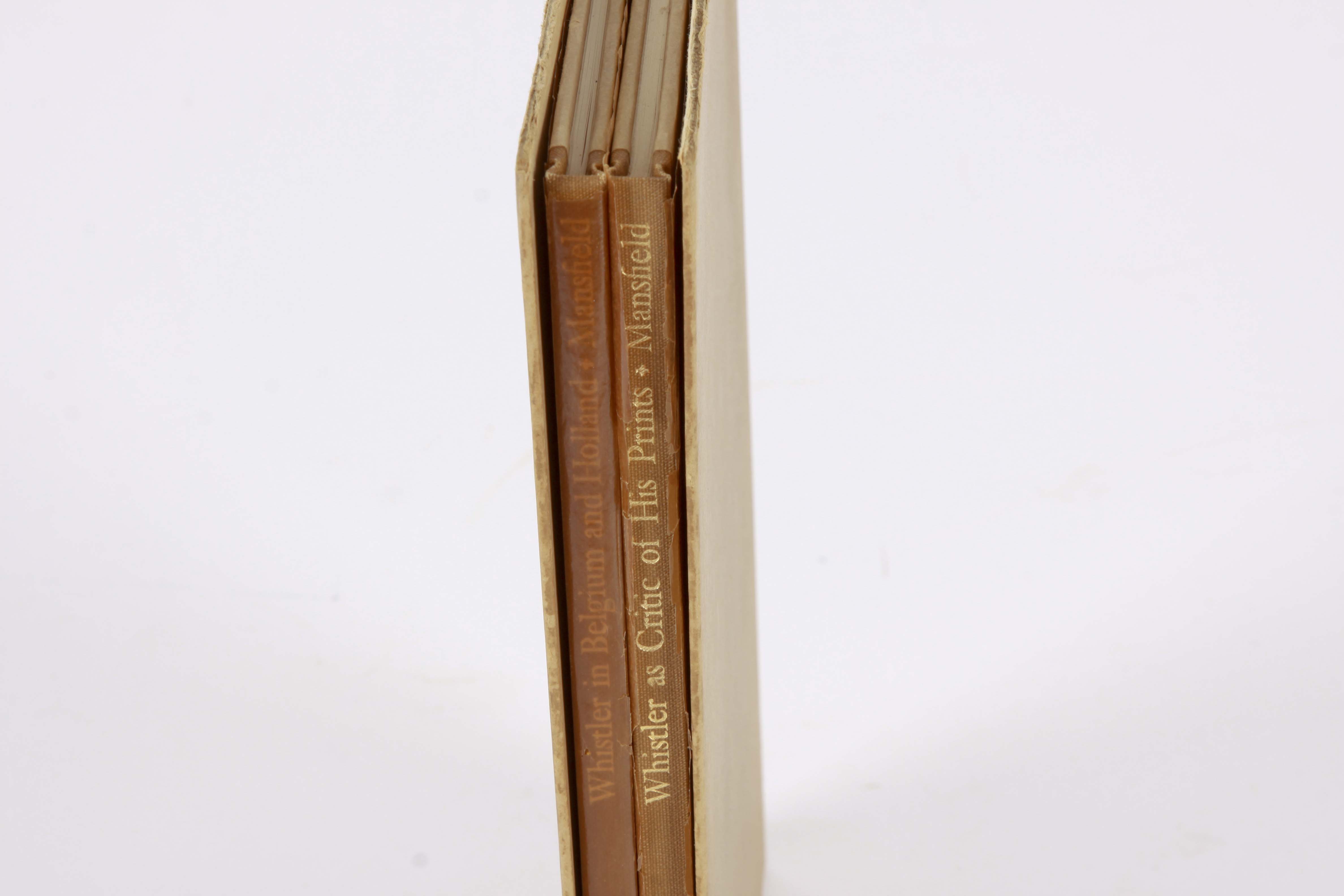 Limited First Edition Two Volume Set On Whistler By Mansfield