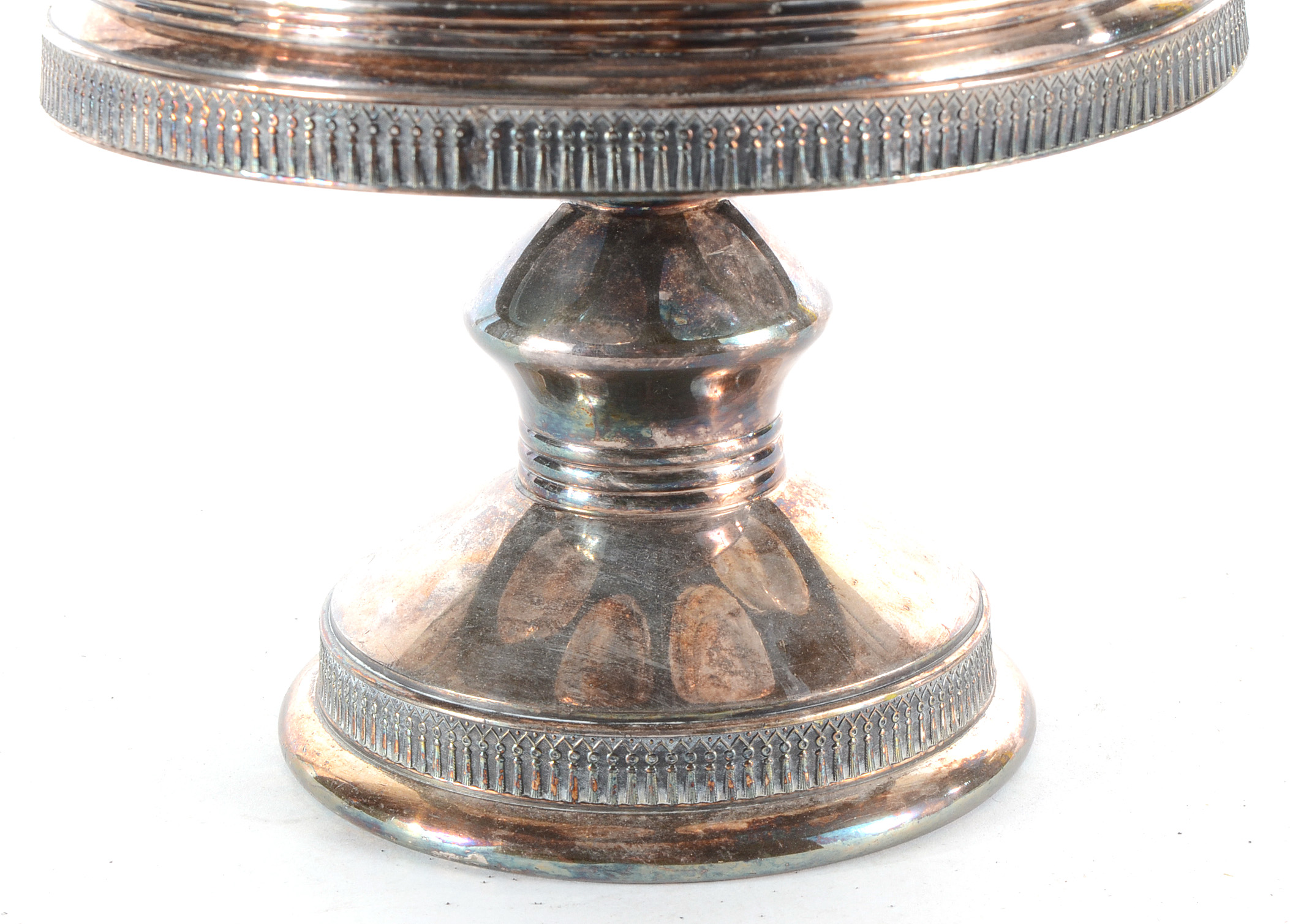 Victorian Silver Plated Cruet Stand with Bottles