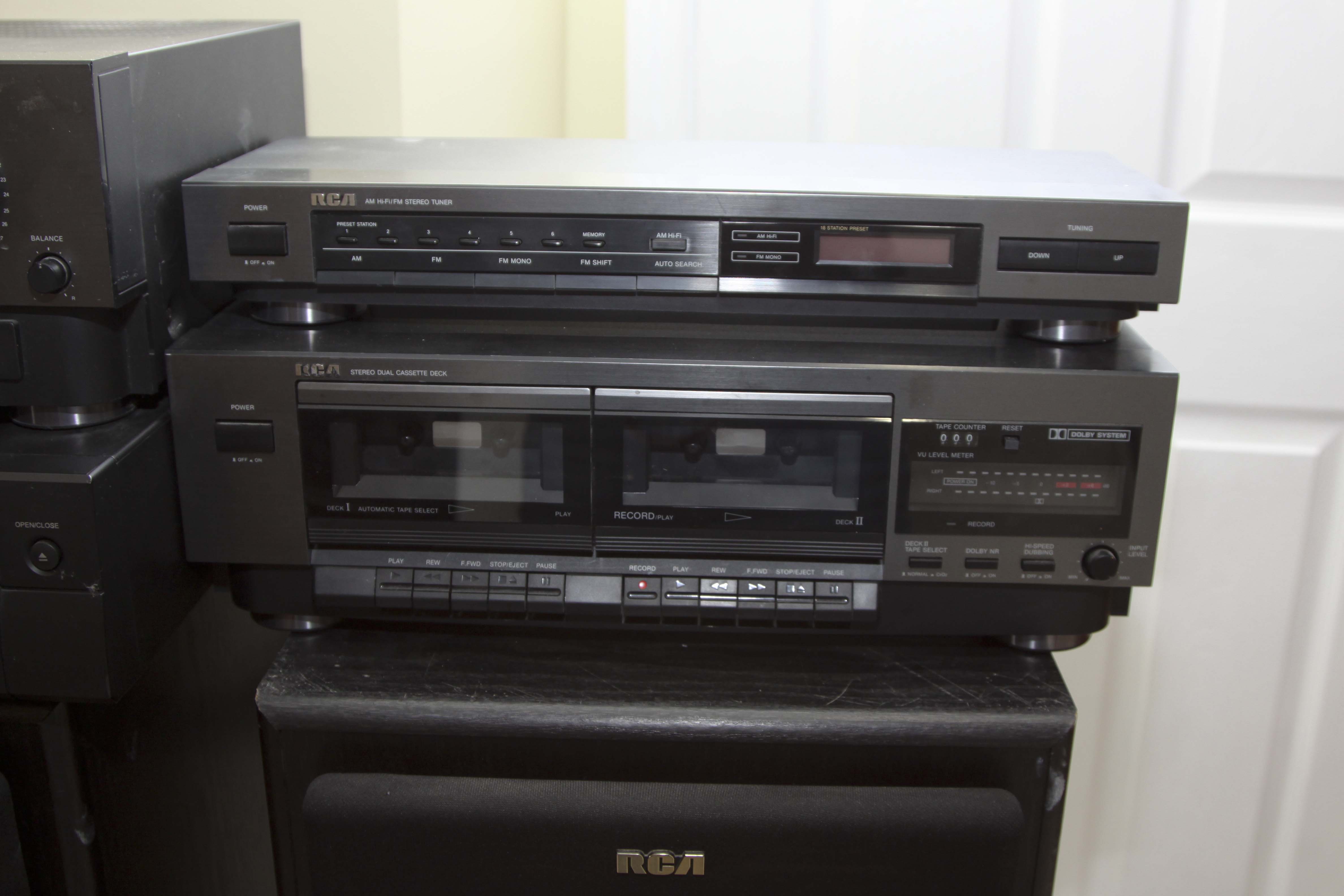 RCA Tuner, CD Changer and Other Stereo Components