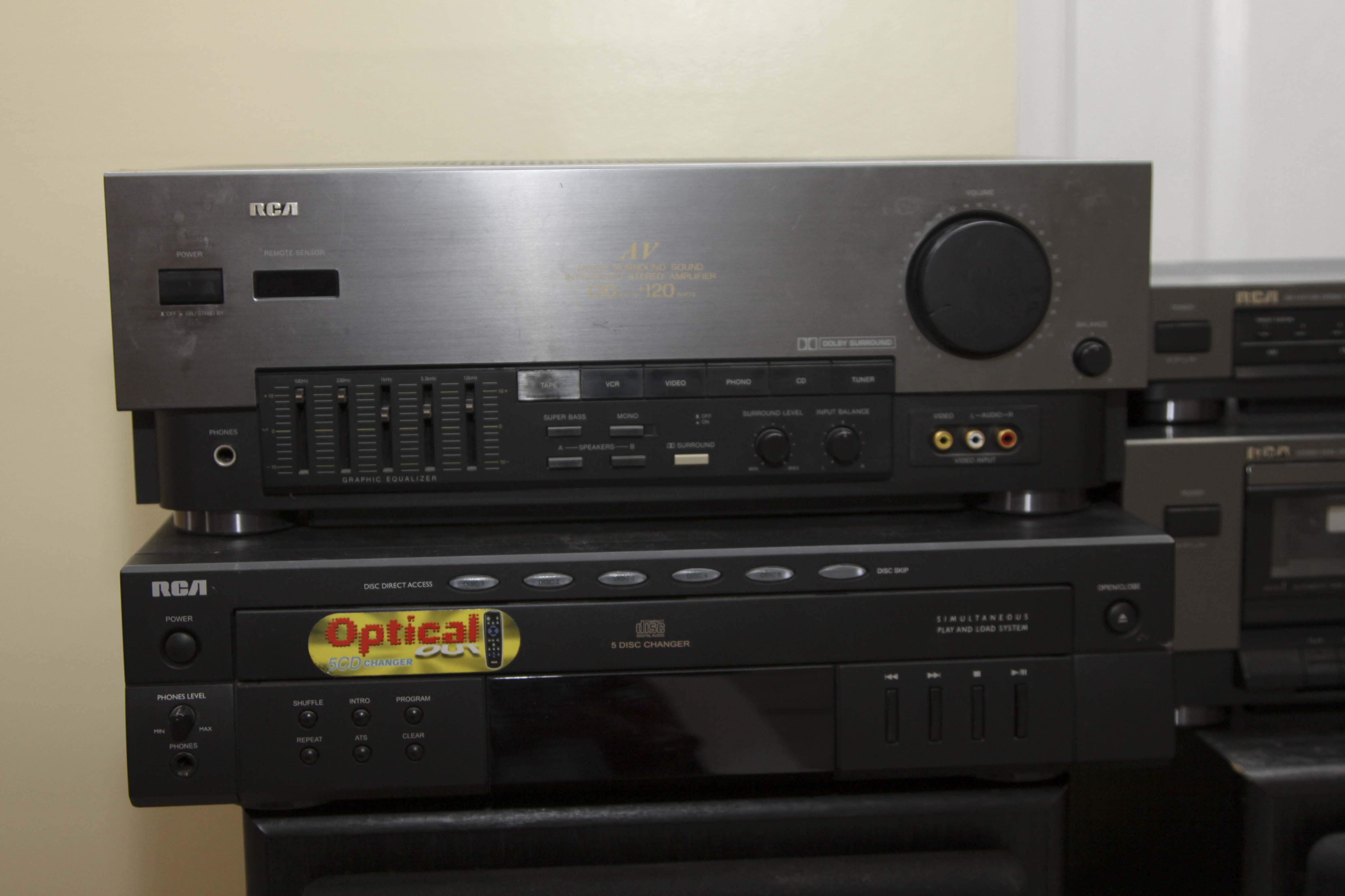 RCA Tuner, CD Changer and Other Stereo Components