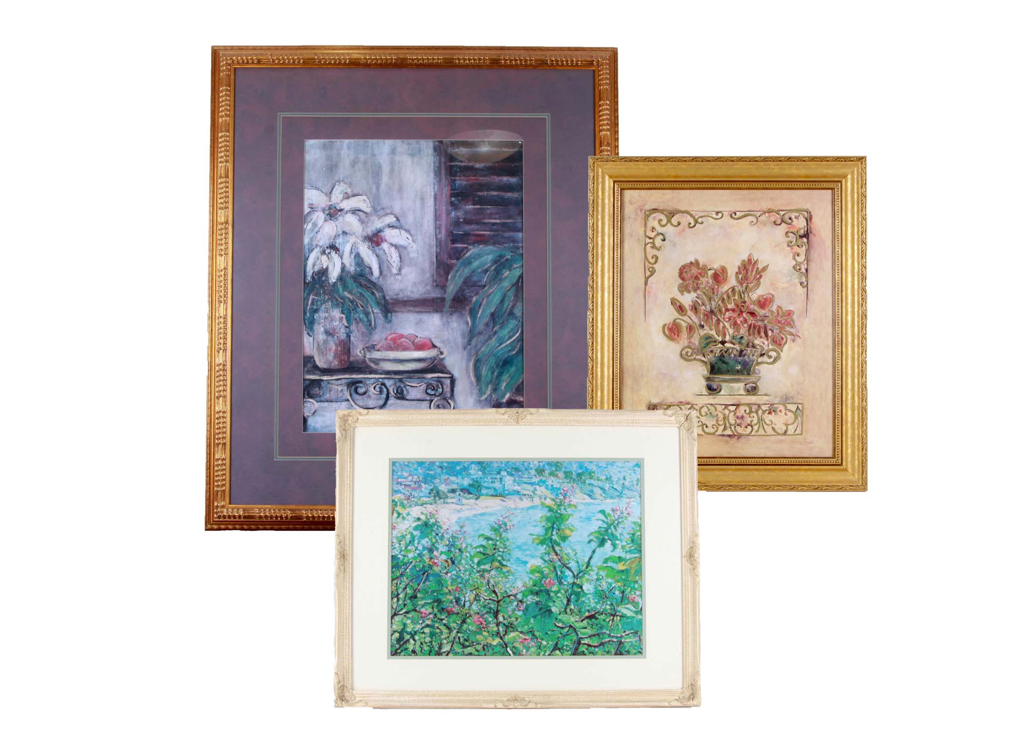 Assortment of Framed Offset Lithographs