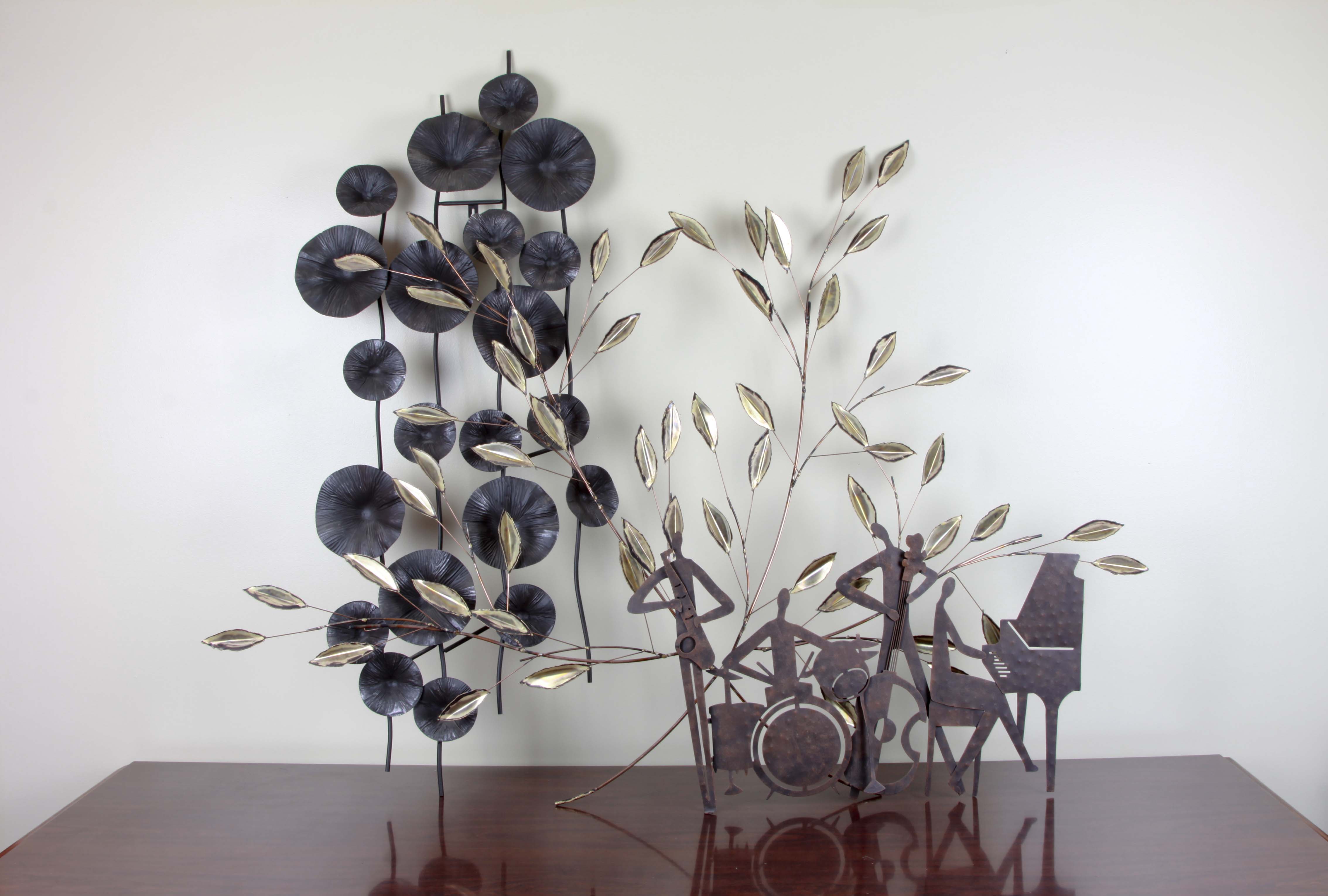 Group of Metal Wall Scultpures