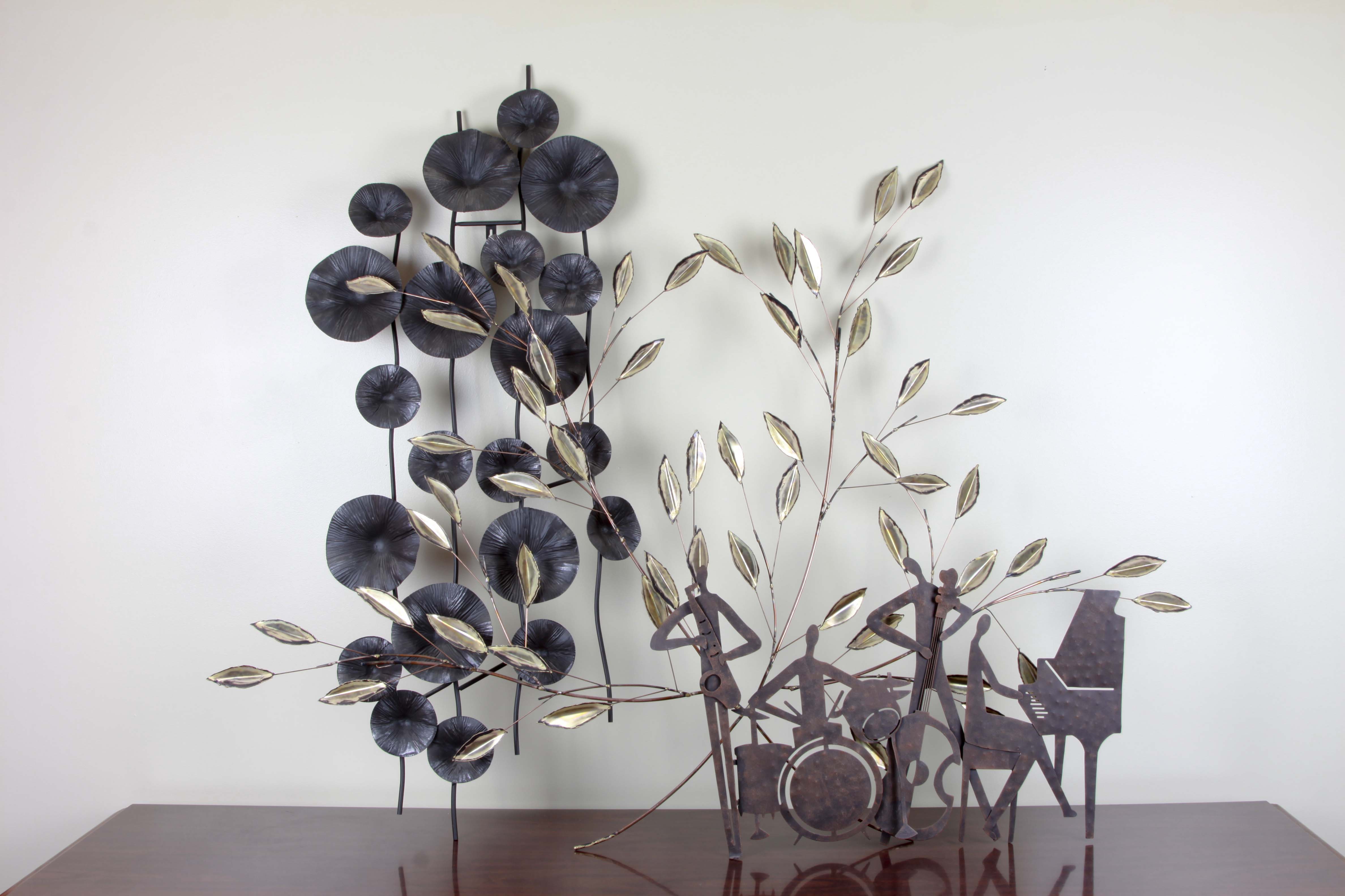 Group of Metal Wall Scultpures