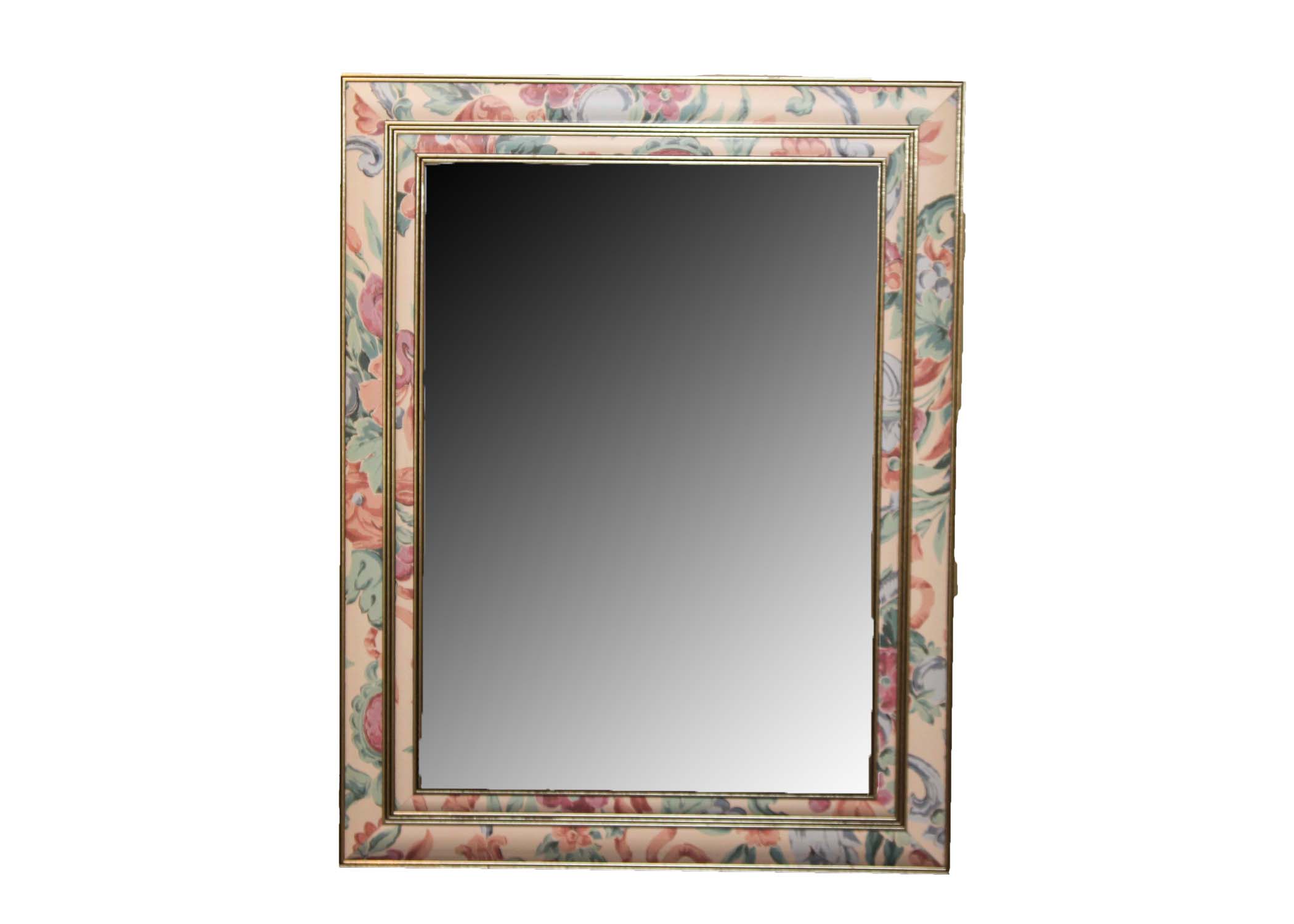 Hand Painted Folding Table with Mirror