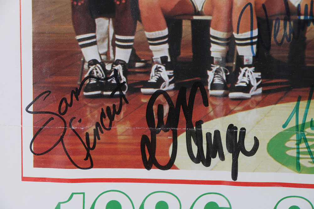 1986-1987 Boston Celtics Signed Team Picture