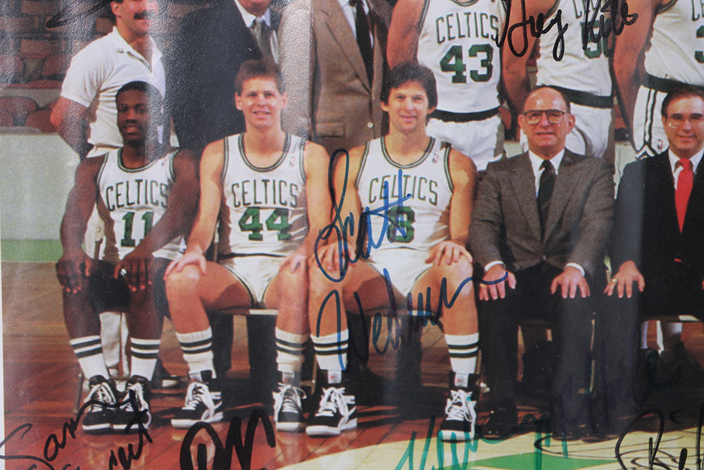 1986-1987 Boston Celtics Signed Team Picture