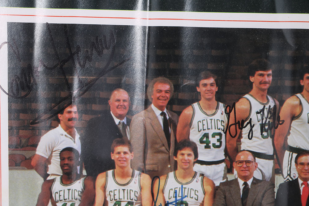 1986-1987 Boston Celtics Signed Team Picture