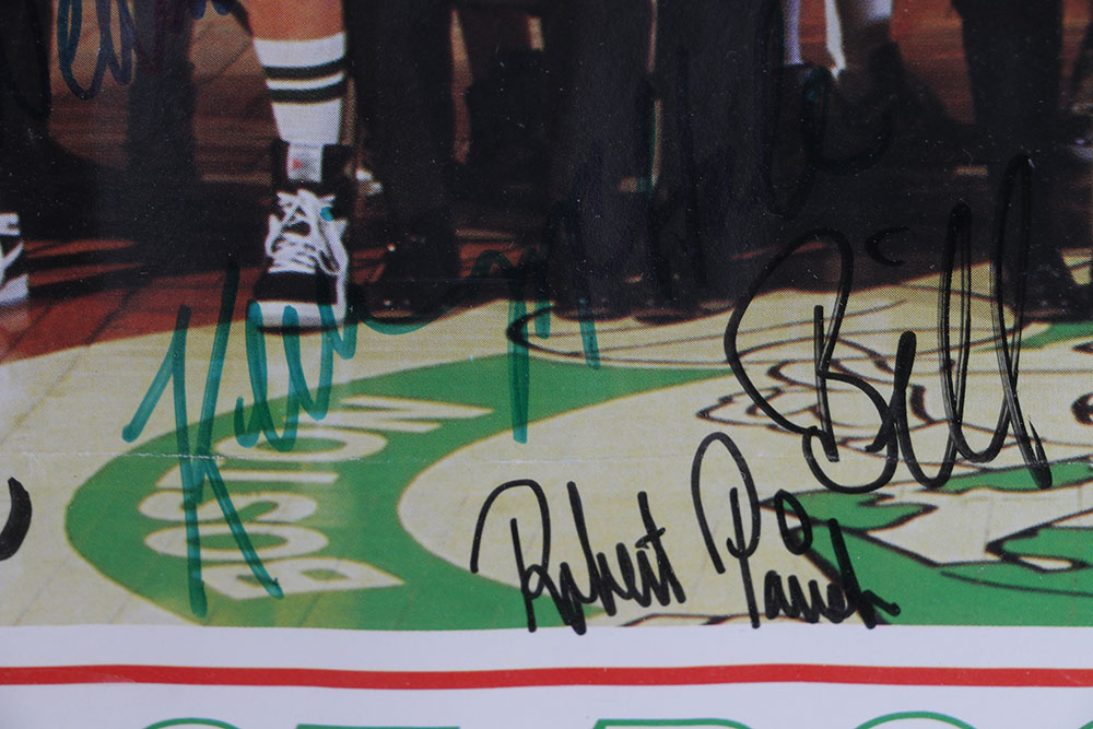 1986-1987 Boston Celtics Signed Team Picture