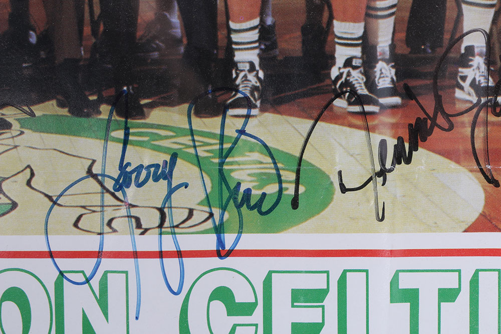 1986-1987 Boston Celtics Signed Team Picture