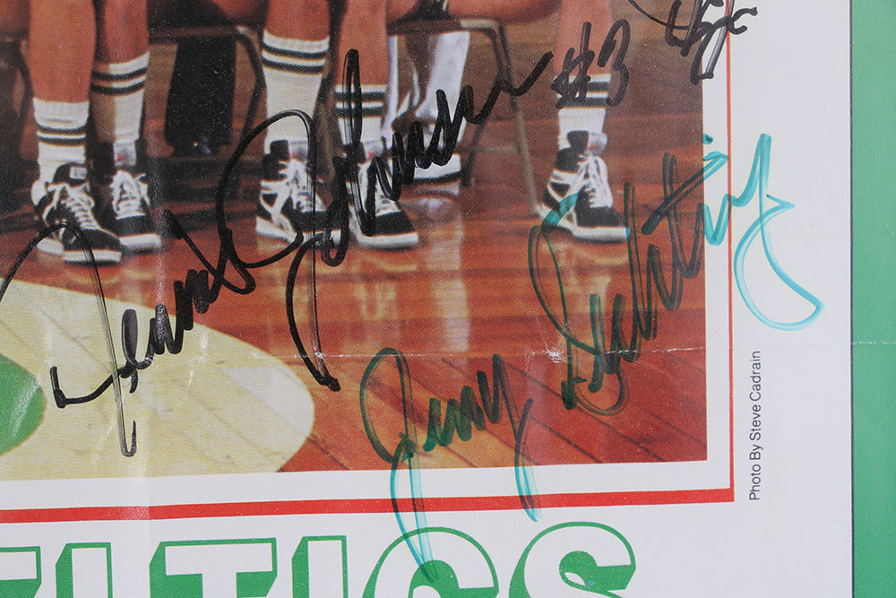 1986-1987 Boston Celtics Signed Team Picture