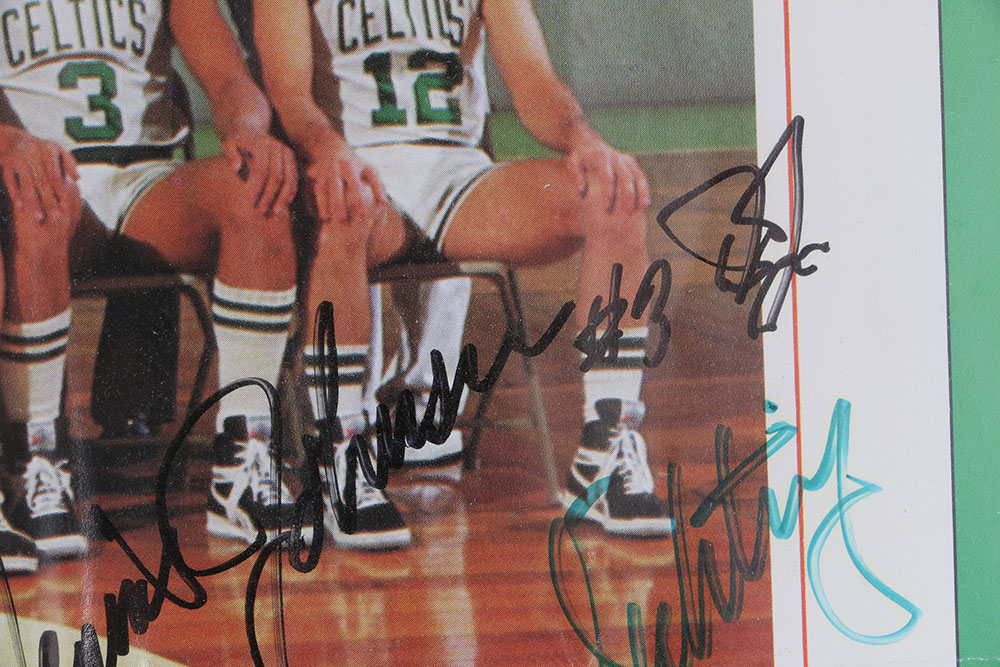 1986-1987 Boston Celtics Signed Team Picture
